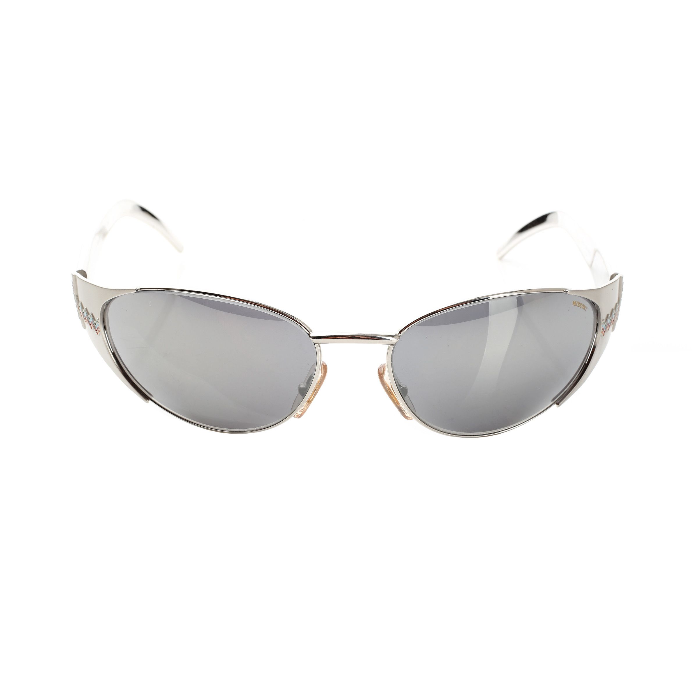 Missoni Missoni 90's Silver Oval Frame Sunglasses Size ONE SIZE - 2 Thumbnail