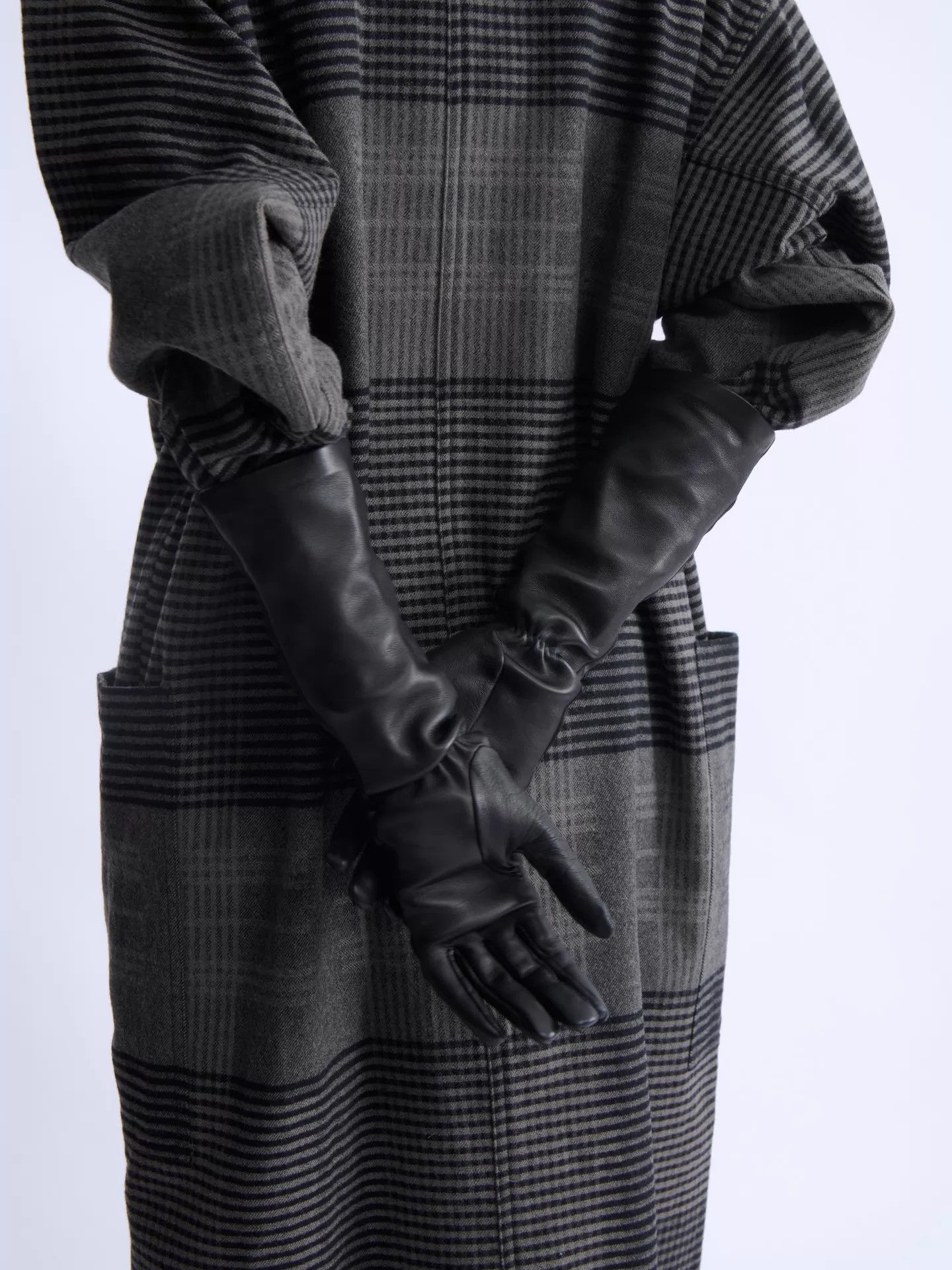 Gianfranco Ferre GIANFRANCO FERRE Long Leather Gloves Nylon & Leather Size ONE SIZE - 1 Thumbnail
