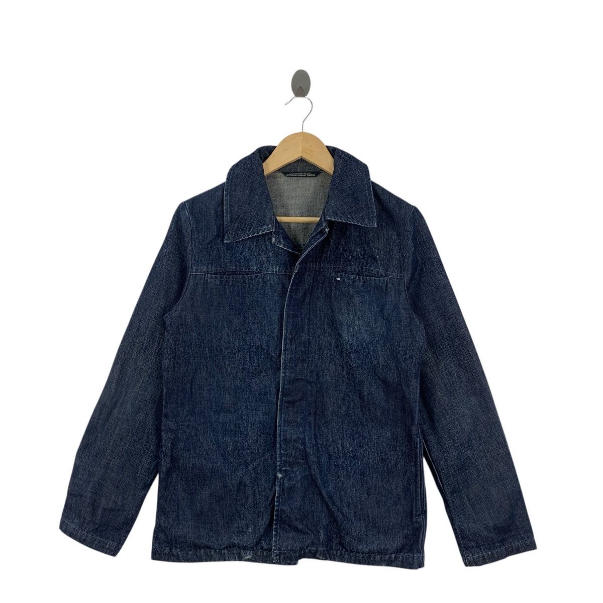 Vintage Vintage 80s DO! FAMILY JAPAN Pure Indigo Denim Jeans Jacket Size M / US 6-8 / IT 42-44 - 4 Thumbnail