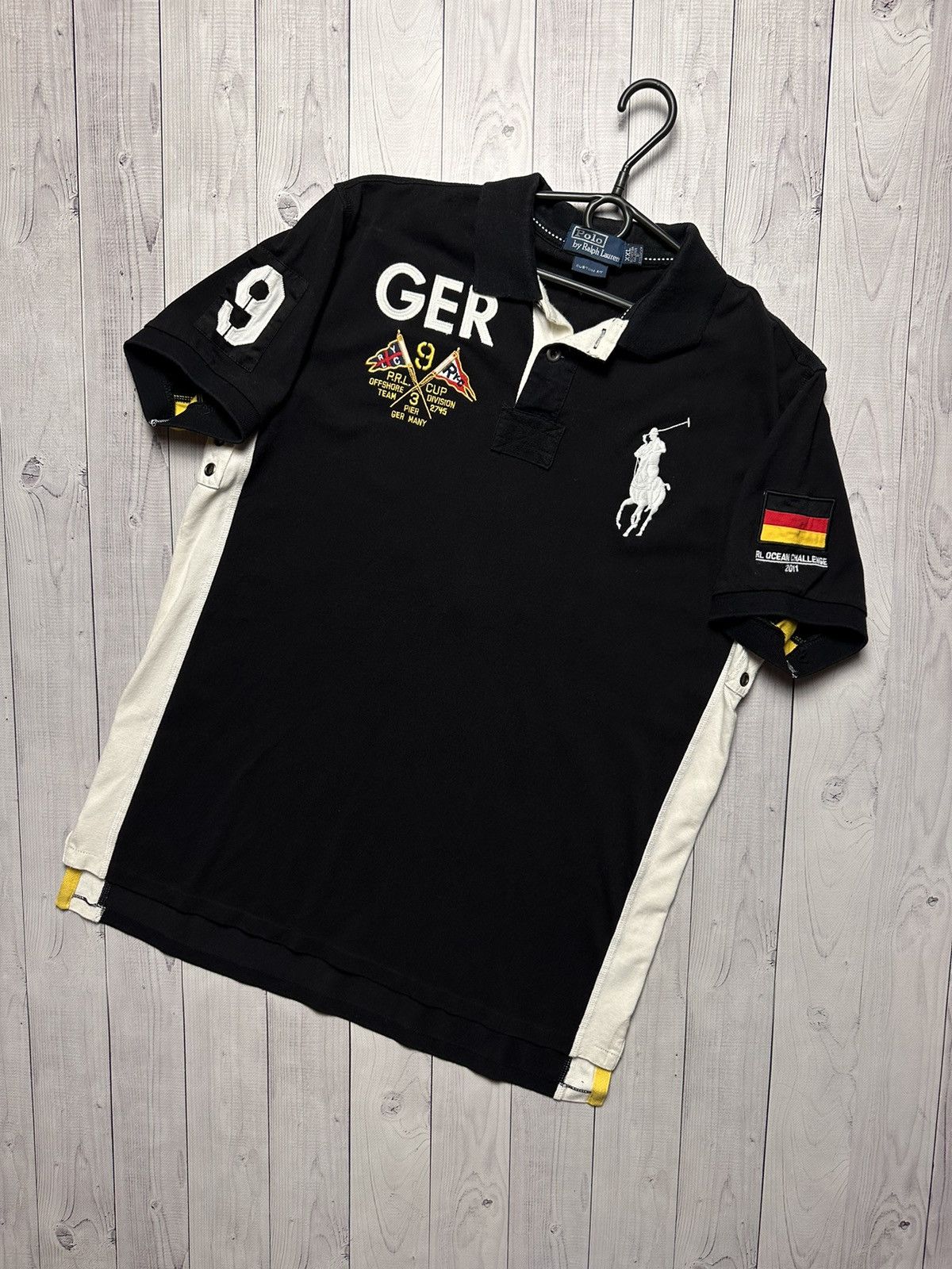image of Polo Ralph Laurent 9 Germany Deutschland Size Xxl in Black, Men's