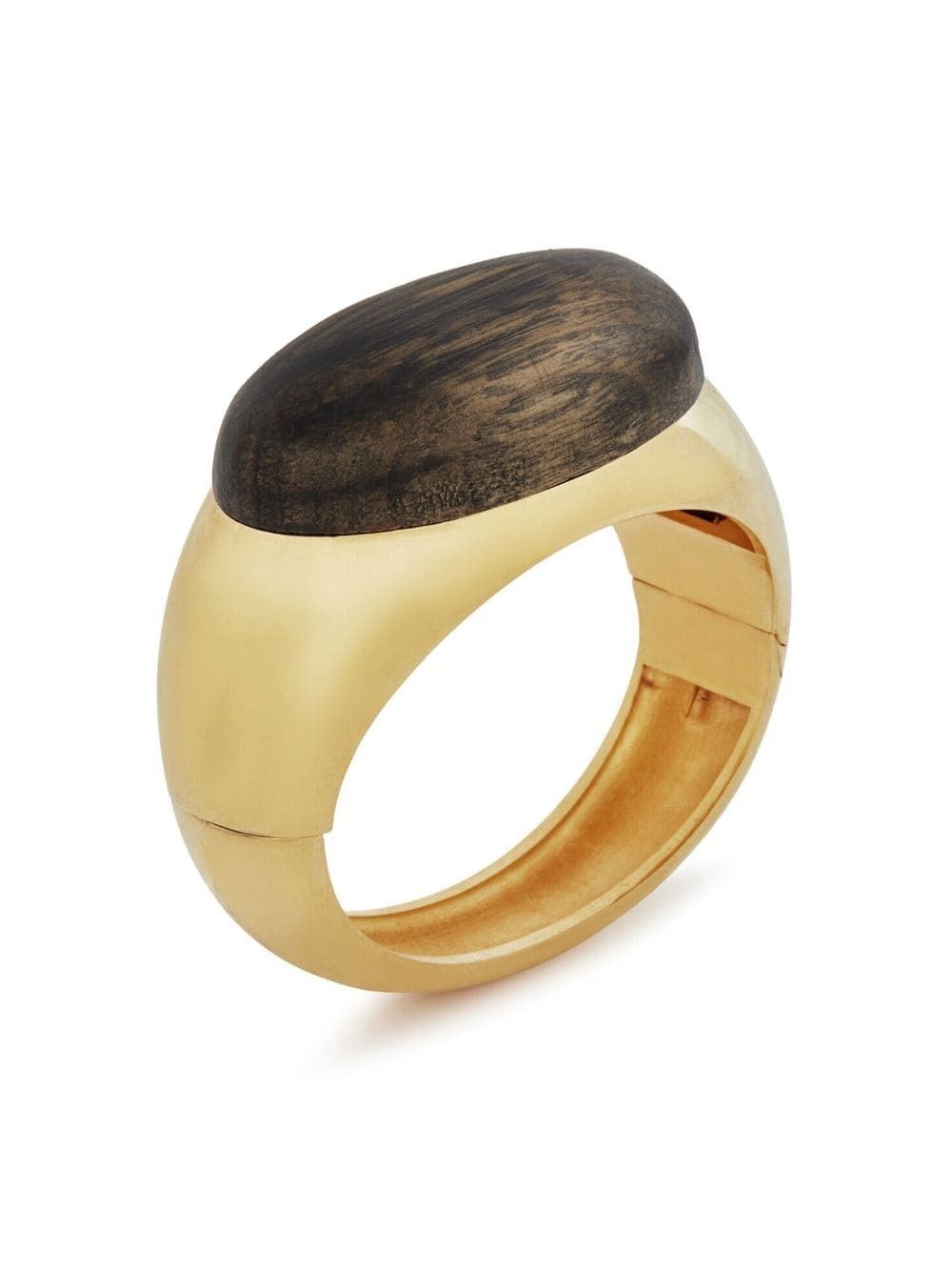 o1la1rc1a0325 Size: OS / 747692 Dome Ring in Metal Wood