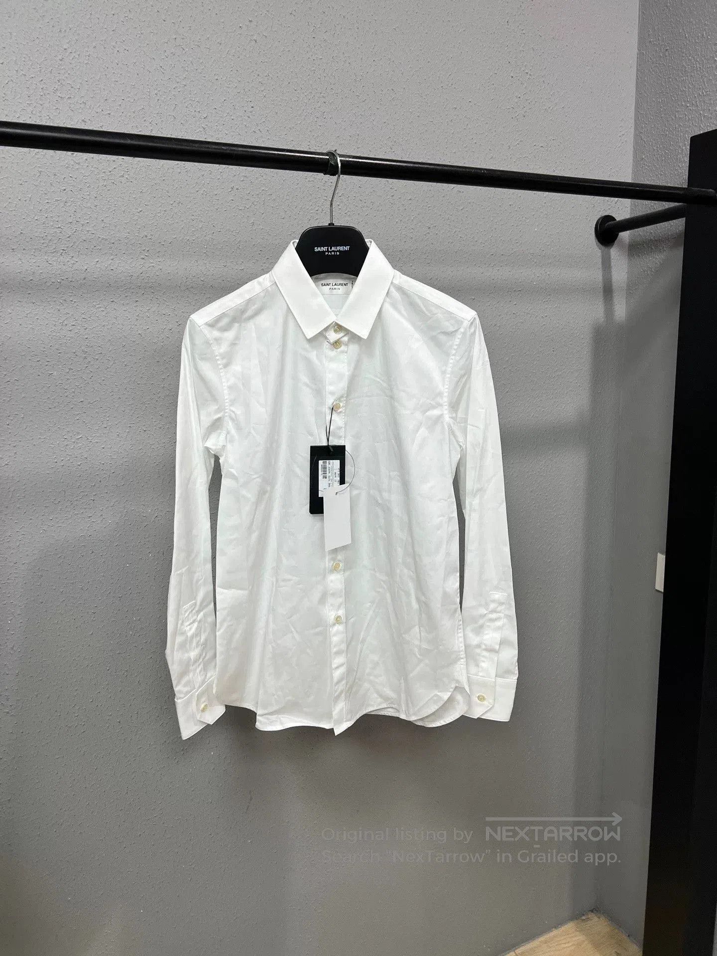 Saint Laurent Paris Saint Laurent Paris White Shirt. Size XS / US 0-2 / IT 36-38 - 1 Thumbnail