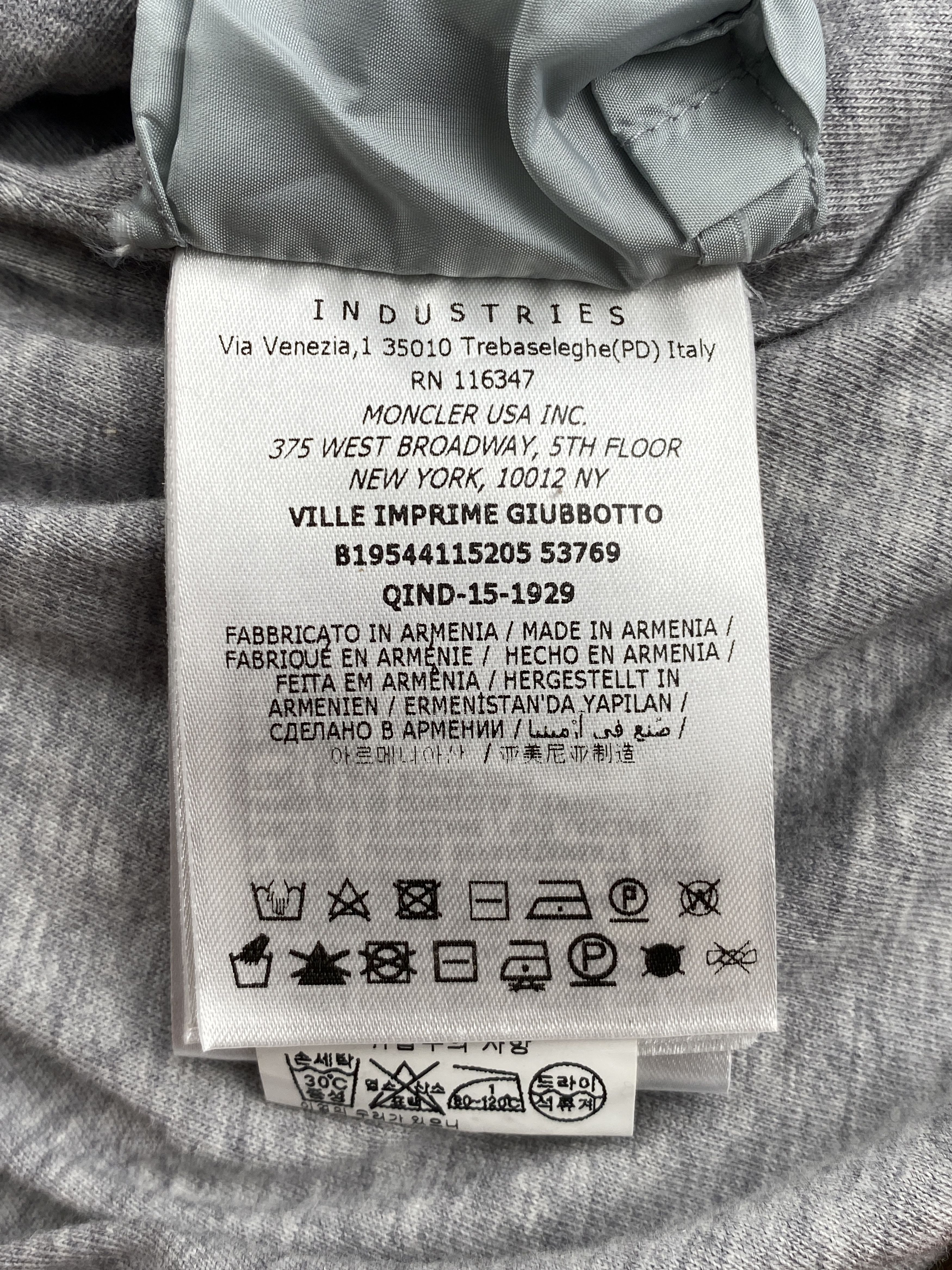 Moncler Vile Imprime Giubbotto Hooded Jacket Size M / US 6-8 / IT 42-44 - 18 Thumbnail