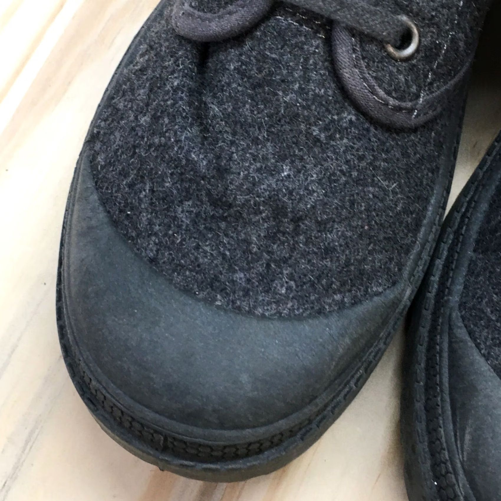 Vintage Rocket Dog Booties Womens 8.5 Pilot Joshua Fold Over Lace Up Winter Gray Bootie Low Heel Ankle Casual Boots Womens Size US 9 / IT 39 - 5 Thumbnail