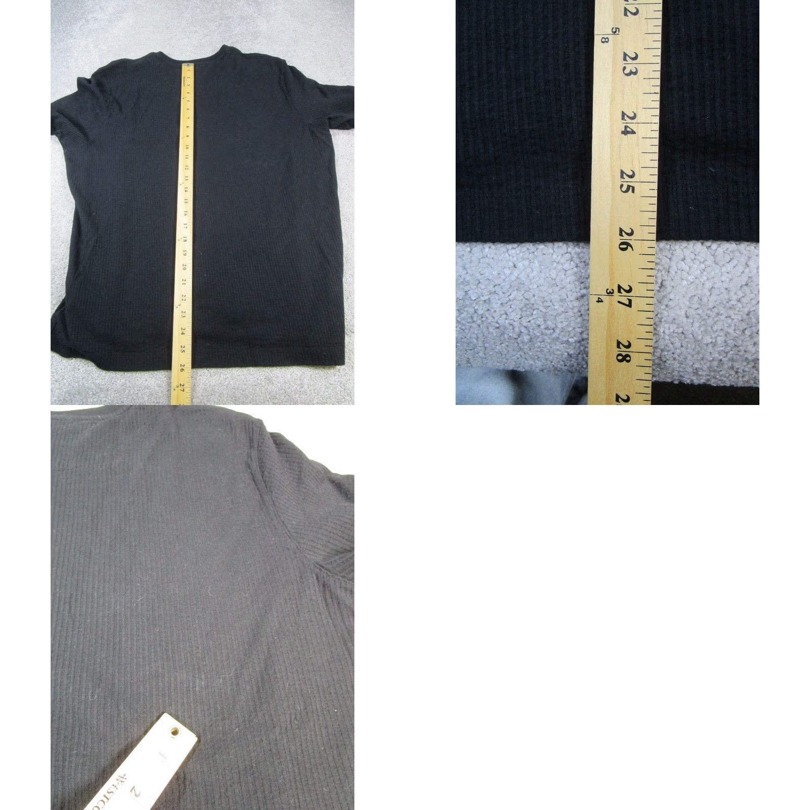 Ted Baker Ted Baker London Shirt Womens 2XL Black Cotton Knit Pullover T-Shirt London Basic Shirt Womens 2XL Mens? Size XXL / US 16-18 / IT 52-54 - 8 Thumbnail