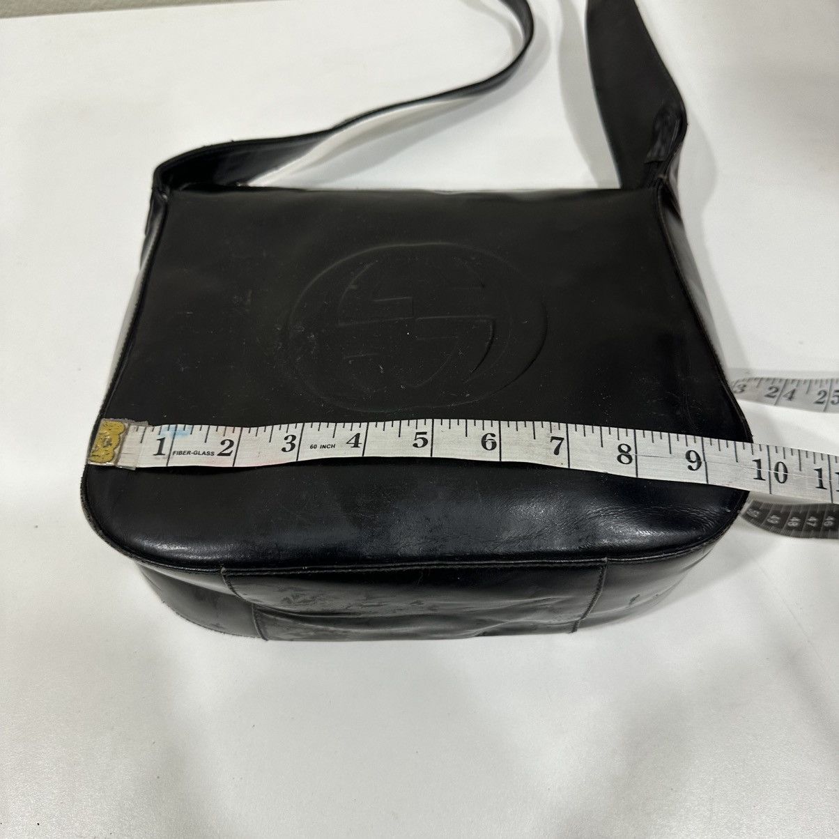 Gucci ‼️LASTDROP‼️VINTAGE GUCCI SOHO ENAMEL PATENT LEATHER HOBO BAG Size ONE SIZE - 7 Thumbnail