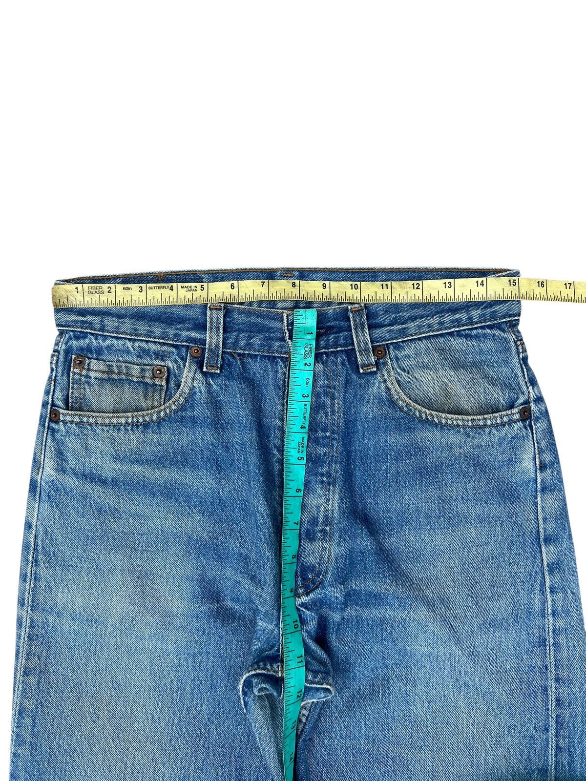 Levi's Vintage 80s Levi’s 501 Made in USA Dirty Mud Denim Jeans Size US 30 / EU 46 - 4 Thumbnail