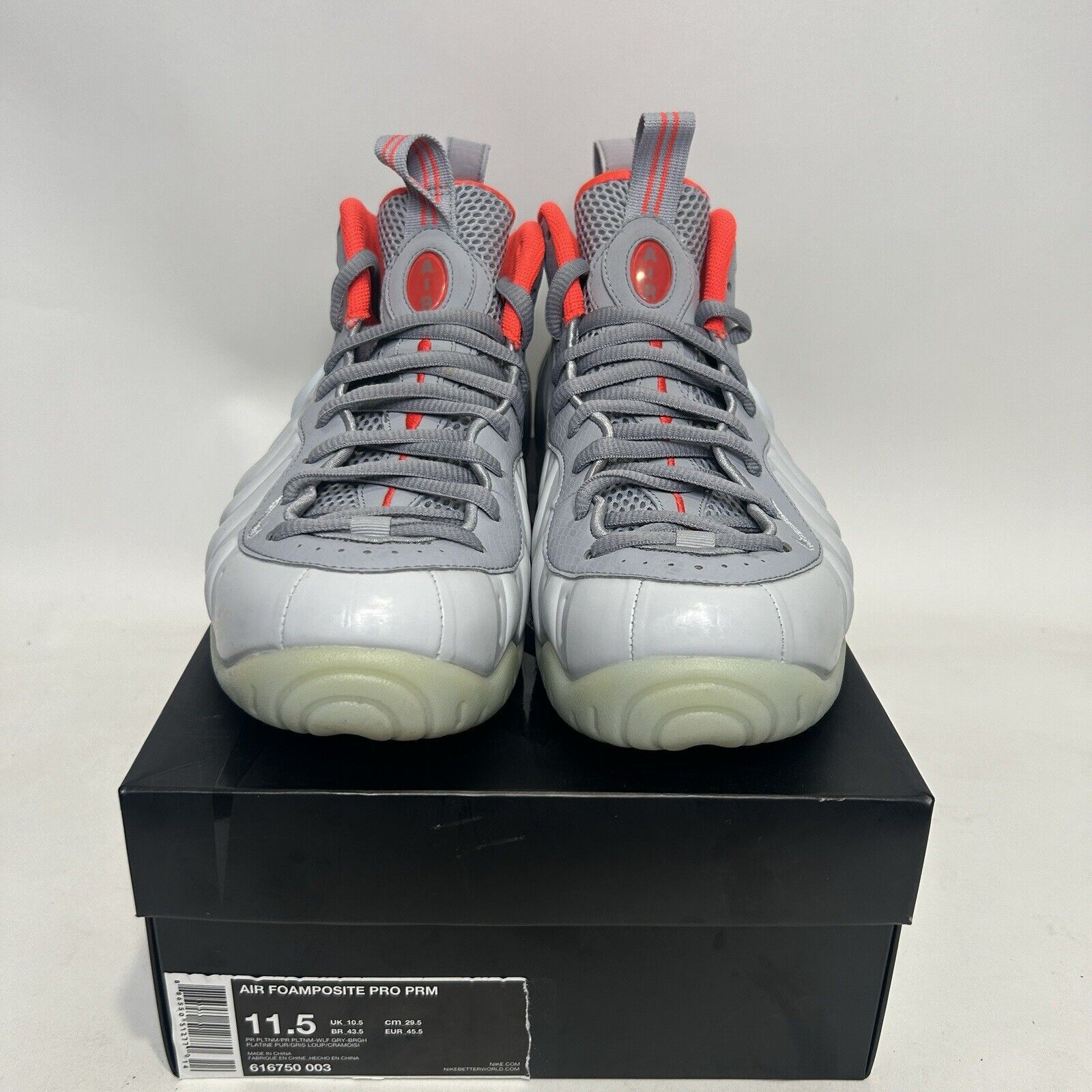 Nike Nike Air Foamposite Pro Premium “Pure Platinum” 2024 Size US 11.5 / EU 44-45 - 2 Thumbnail