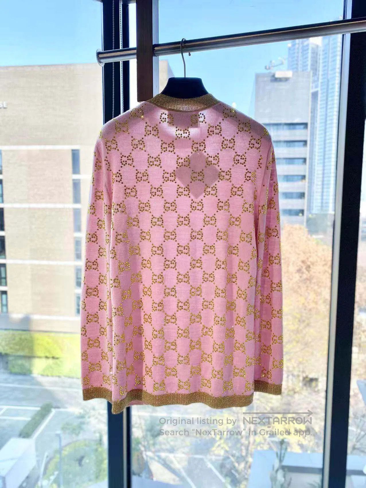 Gucci Guicci Rhinestones are full of printed wool sweaters| Size S / US 4 / IT 40 - 3 Thumbnail
