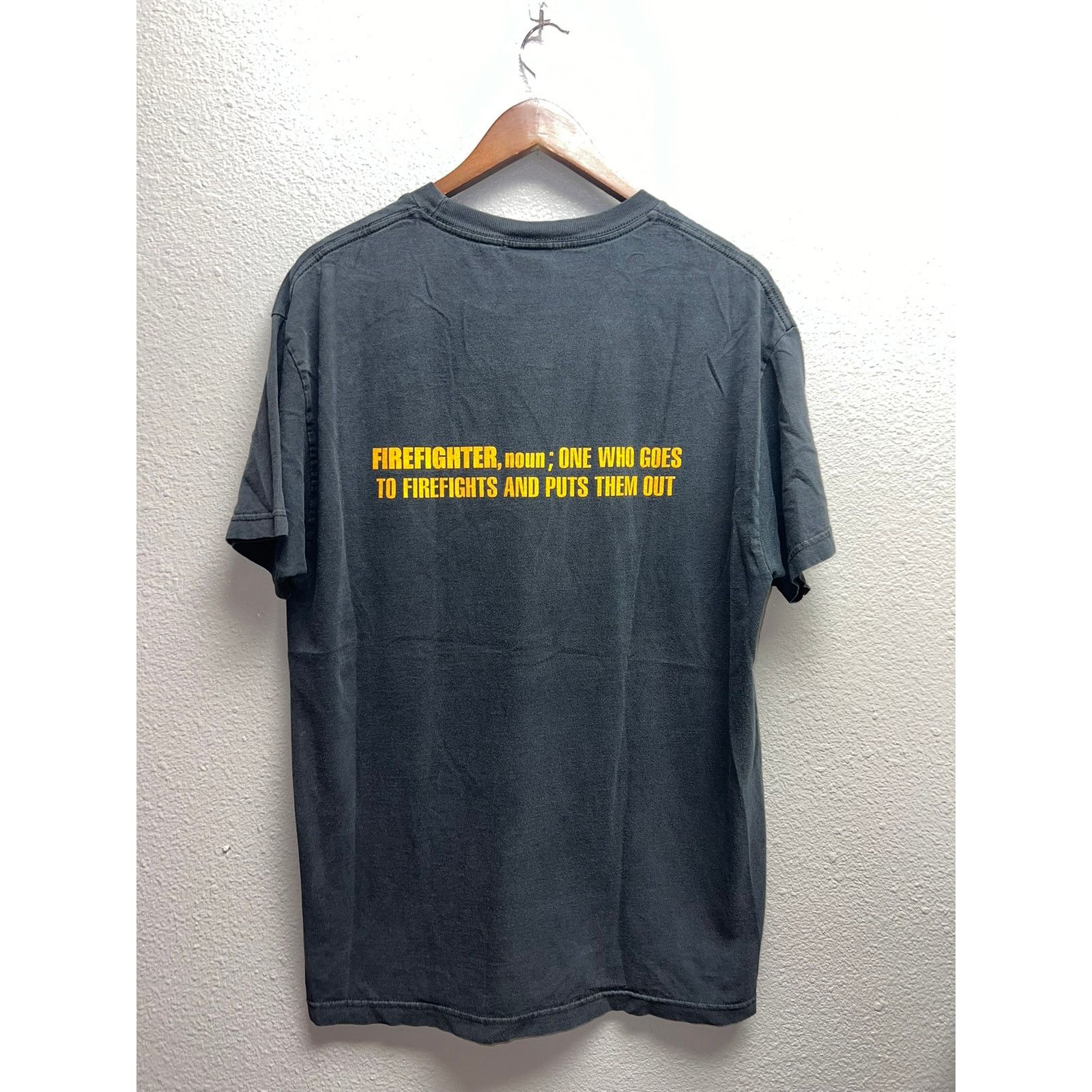 Vintage Vintage Baghdad Firefighter Shirt Chapter Knuckle Draggers L Size US L / EU 52-54 / 3 - 5 Thumbnail