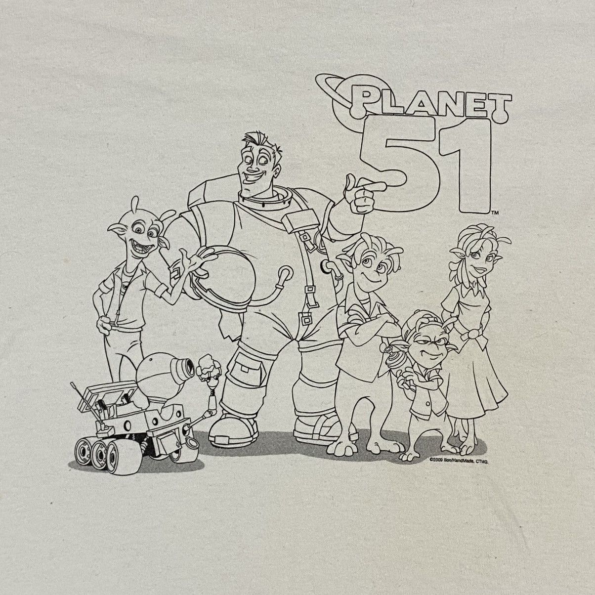 Gildan × Vintage Vintage Y2K movie planet 51 animation Size US M / EU 48-50 / 2 - 2 Thumbnail