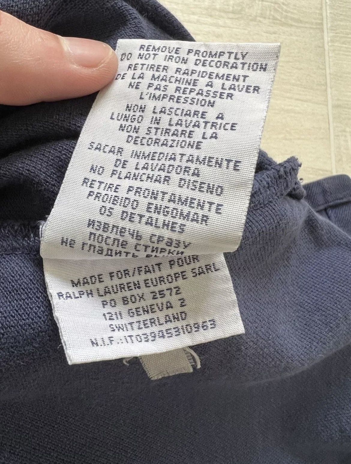 Polo Ralph Lauren × Vintage VTG Polo Ralph Lauren International Challenge Cup Blue Size US L / EU 52-54 / 3 - 8 Thumbnail