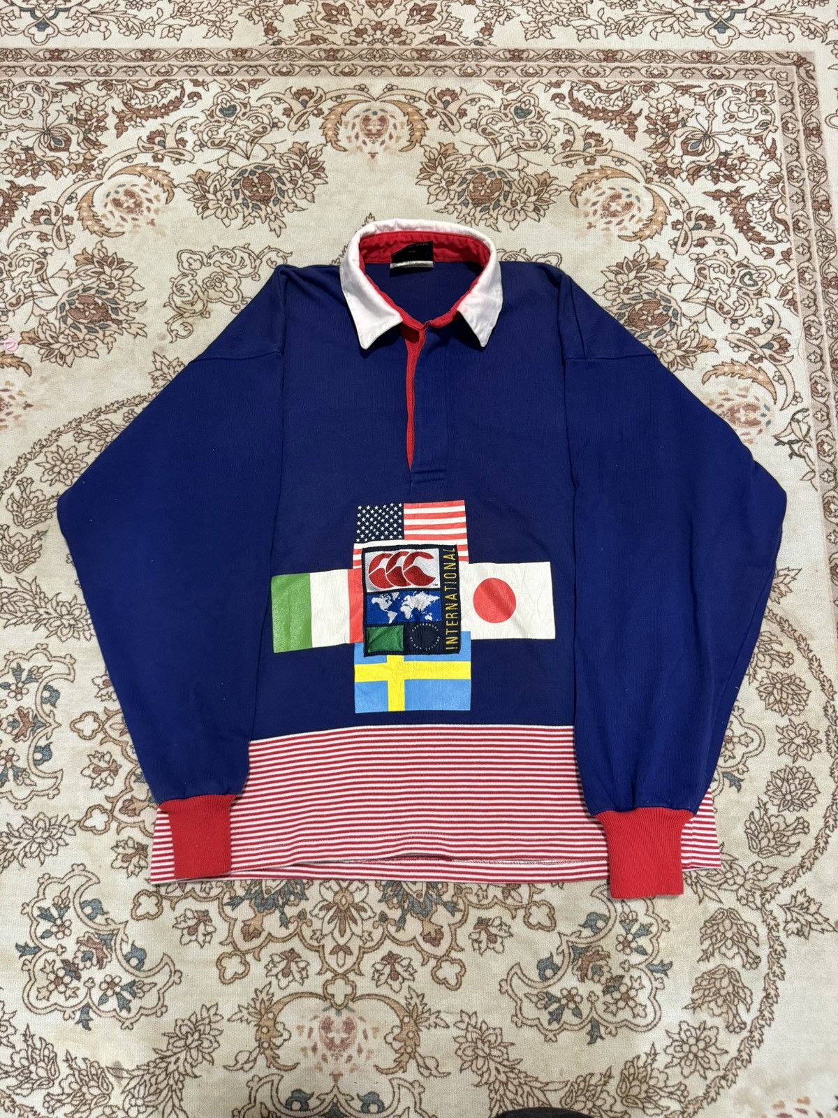 Canterbury of New Zealand × Vintage Canterburry New Zealand International Polo Rugby Size US M / EU 48-50 / 2 - 1 Thumbnail