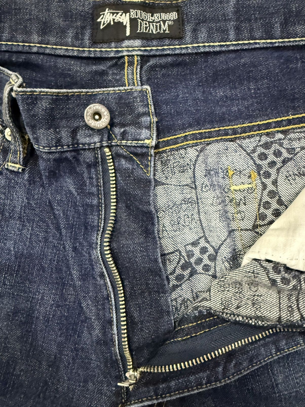 Stussy vintage stussy jeans Size US 35 - 7 Thumbnail