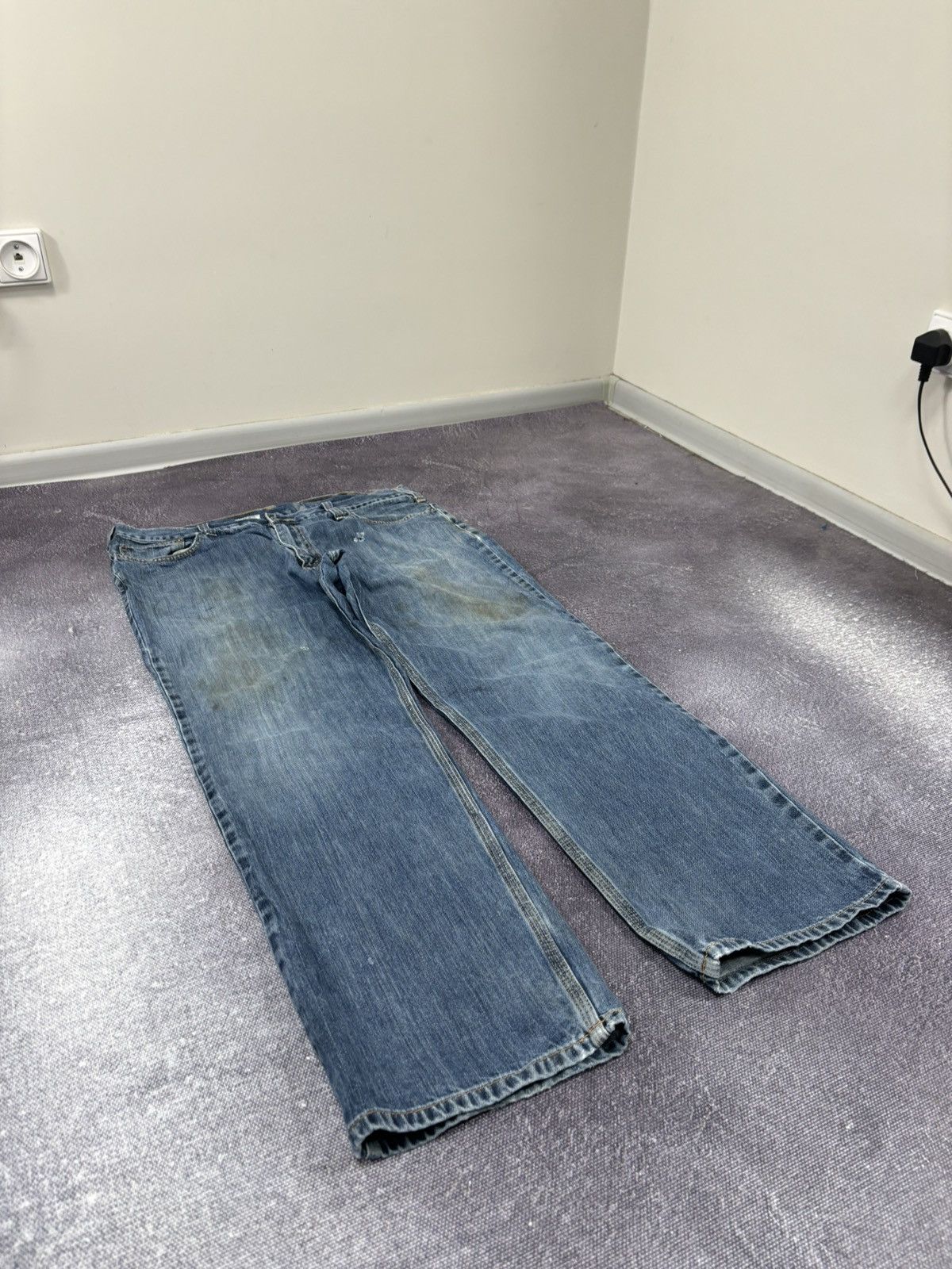 Carhartt Vintage Carhartt Blue Work Denim Relaxed Fit Baggy Jeans Size US 38 / EU 54 - 8 Thumbnail