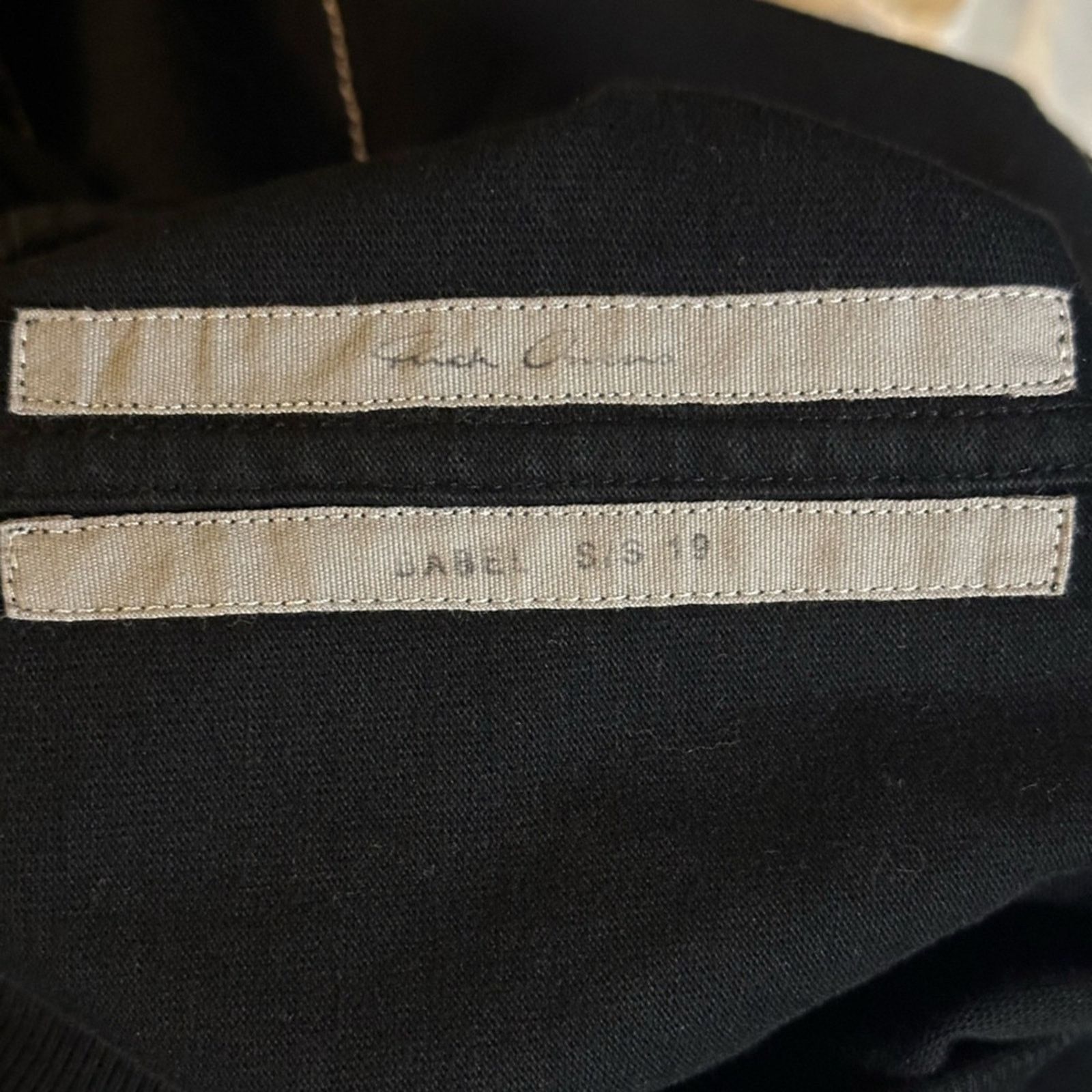 Rick Owens rare Babel SS19 Embroidered Sweatshirt size L Black Cotton Size US L / EU 52-54 / 3 - 2 Thumbnail