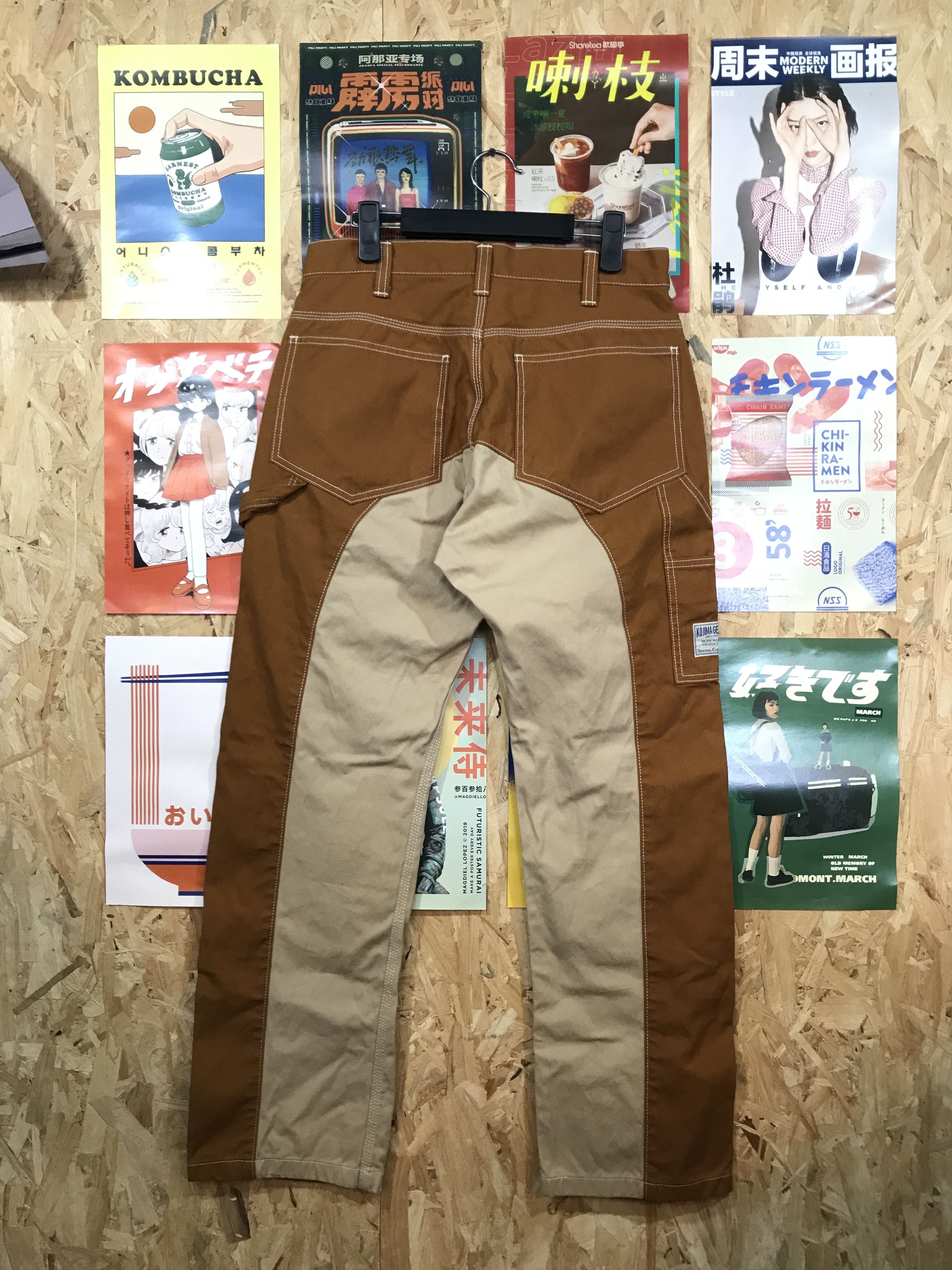 KOJIMA GENES Kojima Genes 2 Colour Carpenter Denim Pants Size US 31 - 5 Thumbnail
