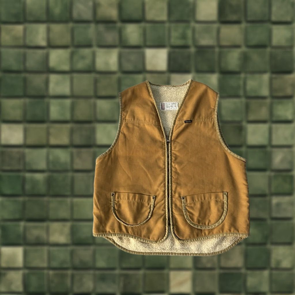 Diesel VINTAGE Diesel Vest Shirt Men L Beige Canvas 90s Workwear Casual Military Retro City Style 90s Mens Size US L / EU 52-54 / 3 - 1 Thumbnail