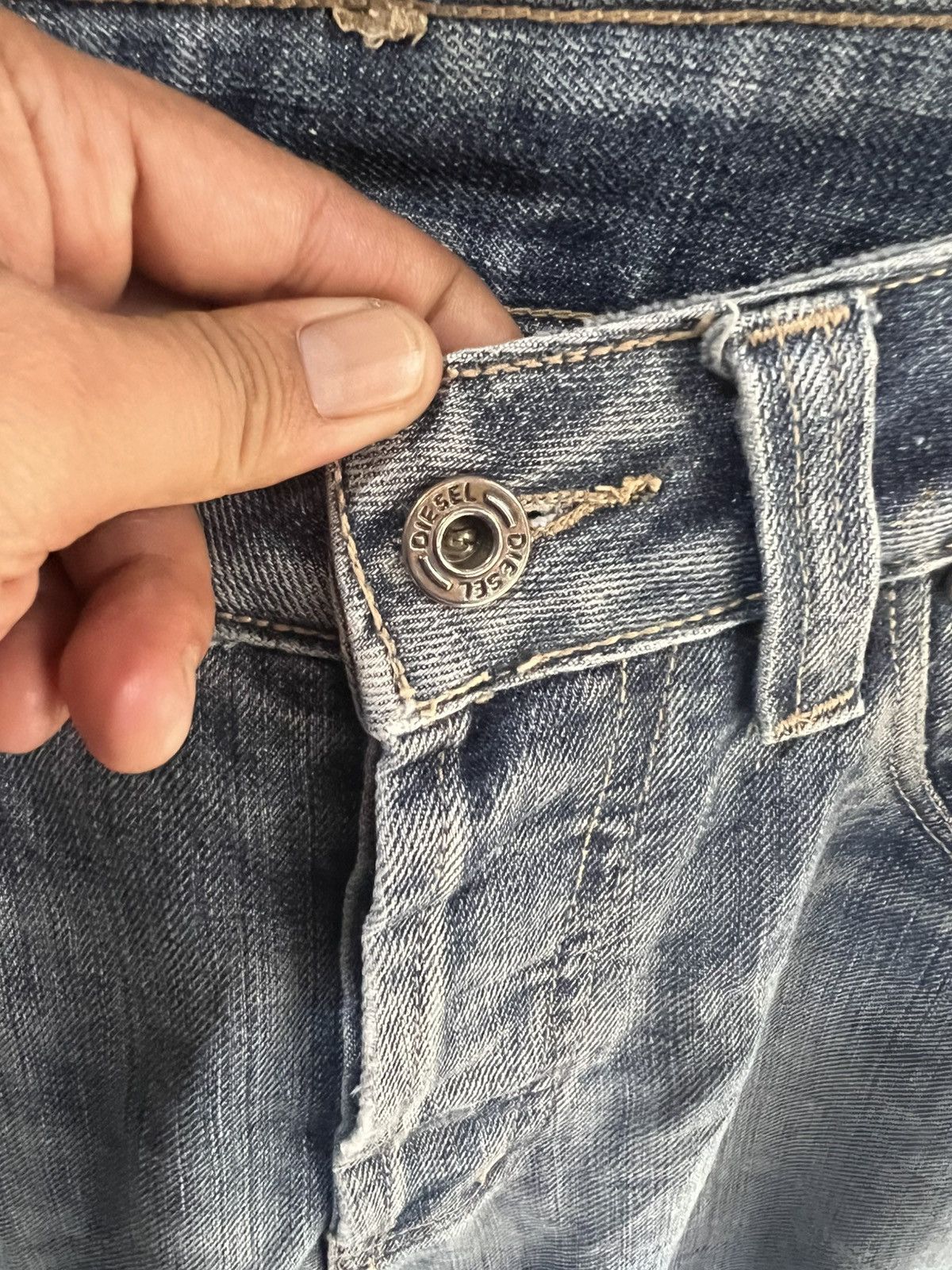 🔥Vintage Diesel Cardiel Made in Italy Distressed Denim