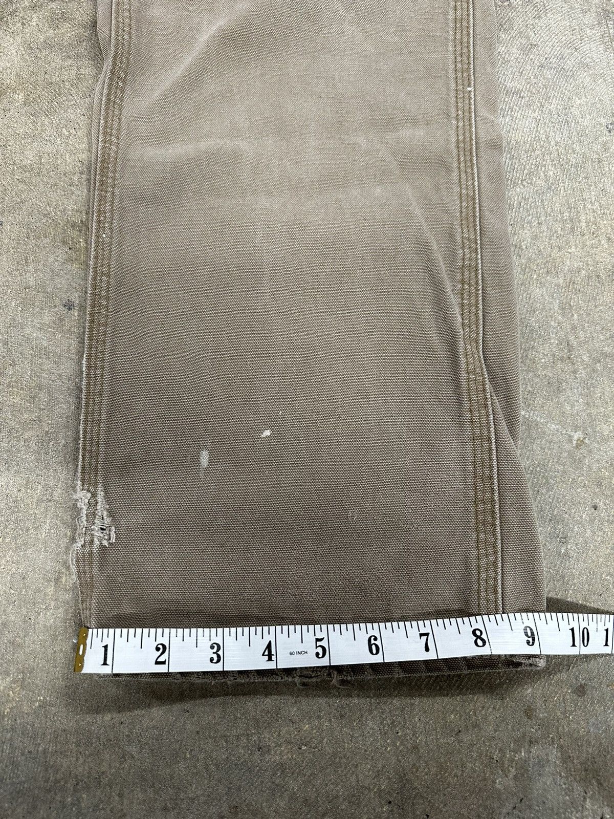 Carhartt × Vintage Crazy Y2K Brown Carhartt Dungaree Workwear Pants 32x32 Size US 32 / EU 48 - 7 Thumbnail