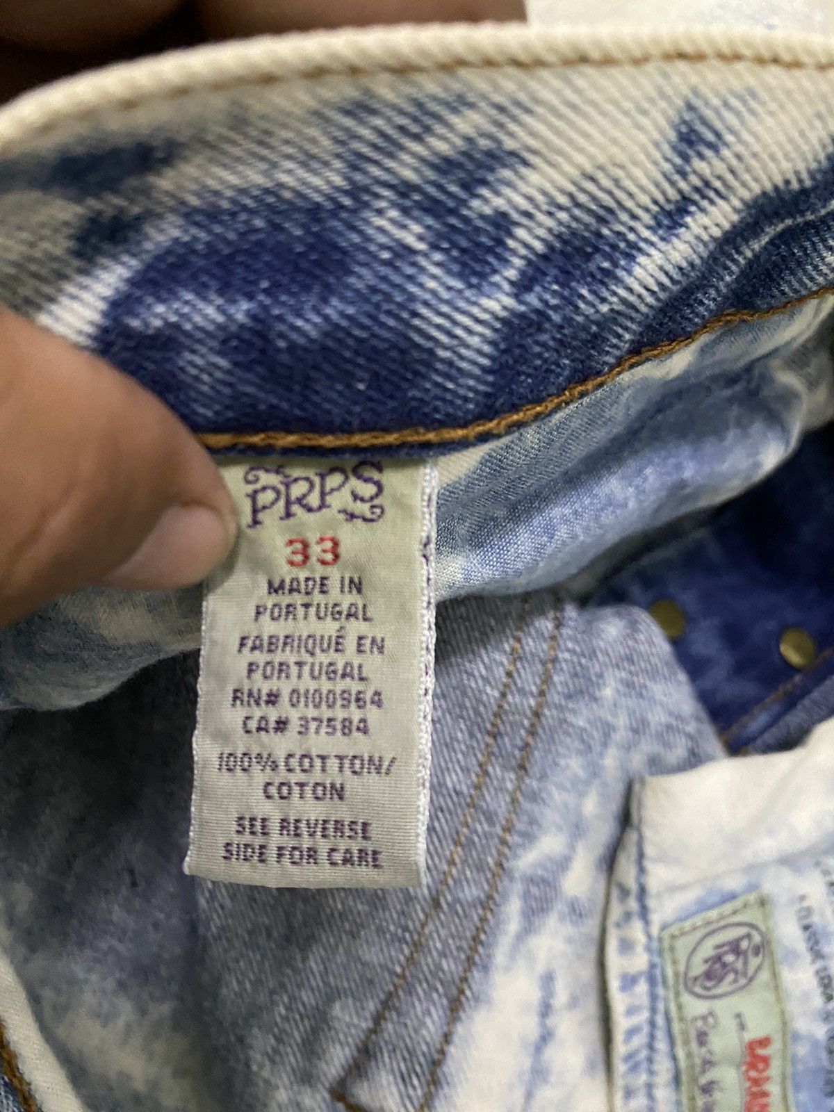 Japanese Brand × Prps PRPS ACID WASH DONWAN HARREL DESIGN Size US 33 - 7 Thumbnail