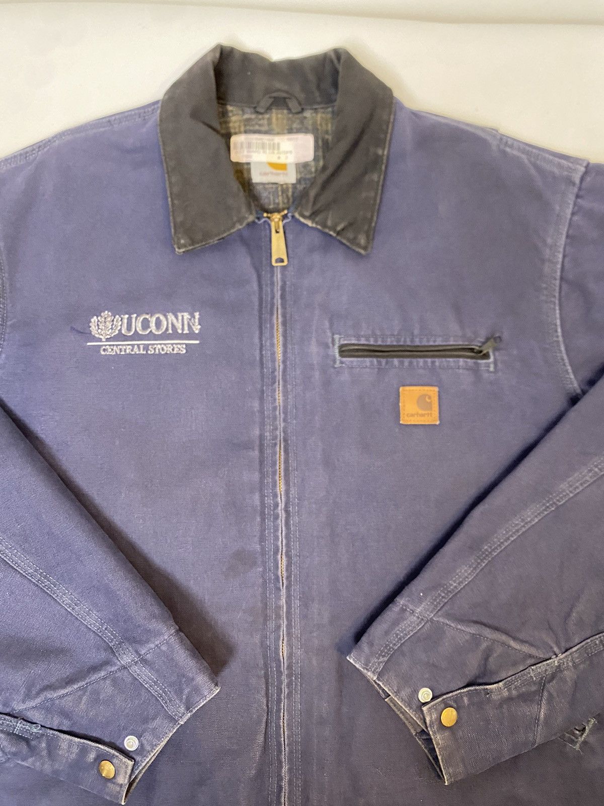 Carhartt Detroit Jacket Carhartt USA size XL J97 DPB blue used Size US XL / EU 56 / 4 - 8 Thumbnail