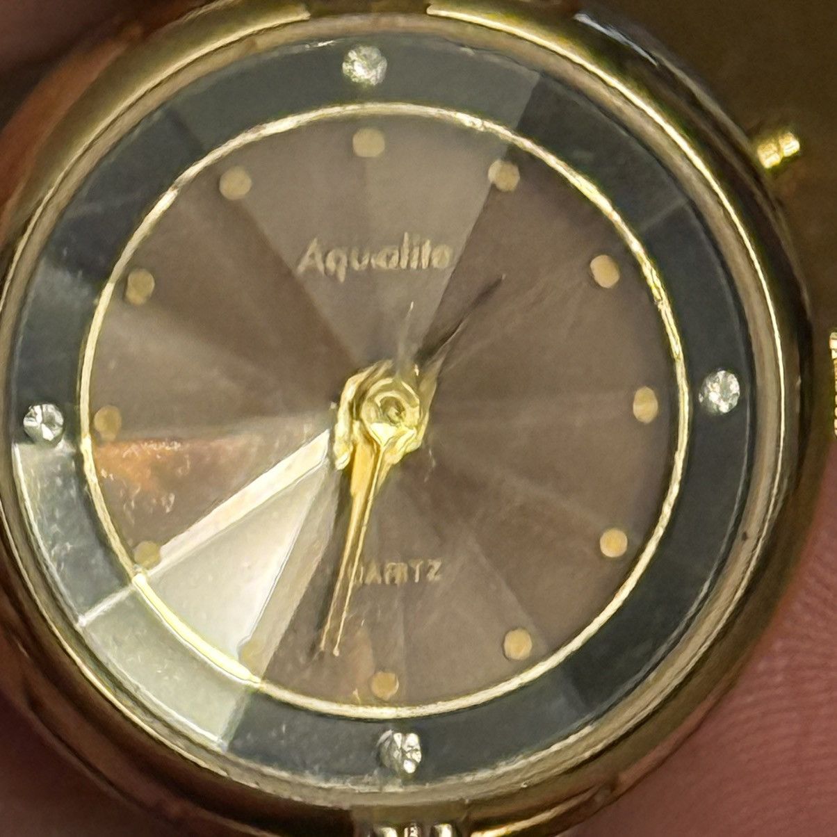 Vintage Vintage Aqualite leather watch Size ONE SIZE - 5 Thumbnail