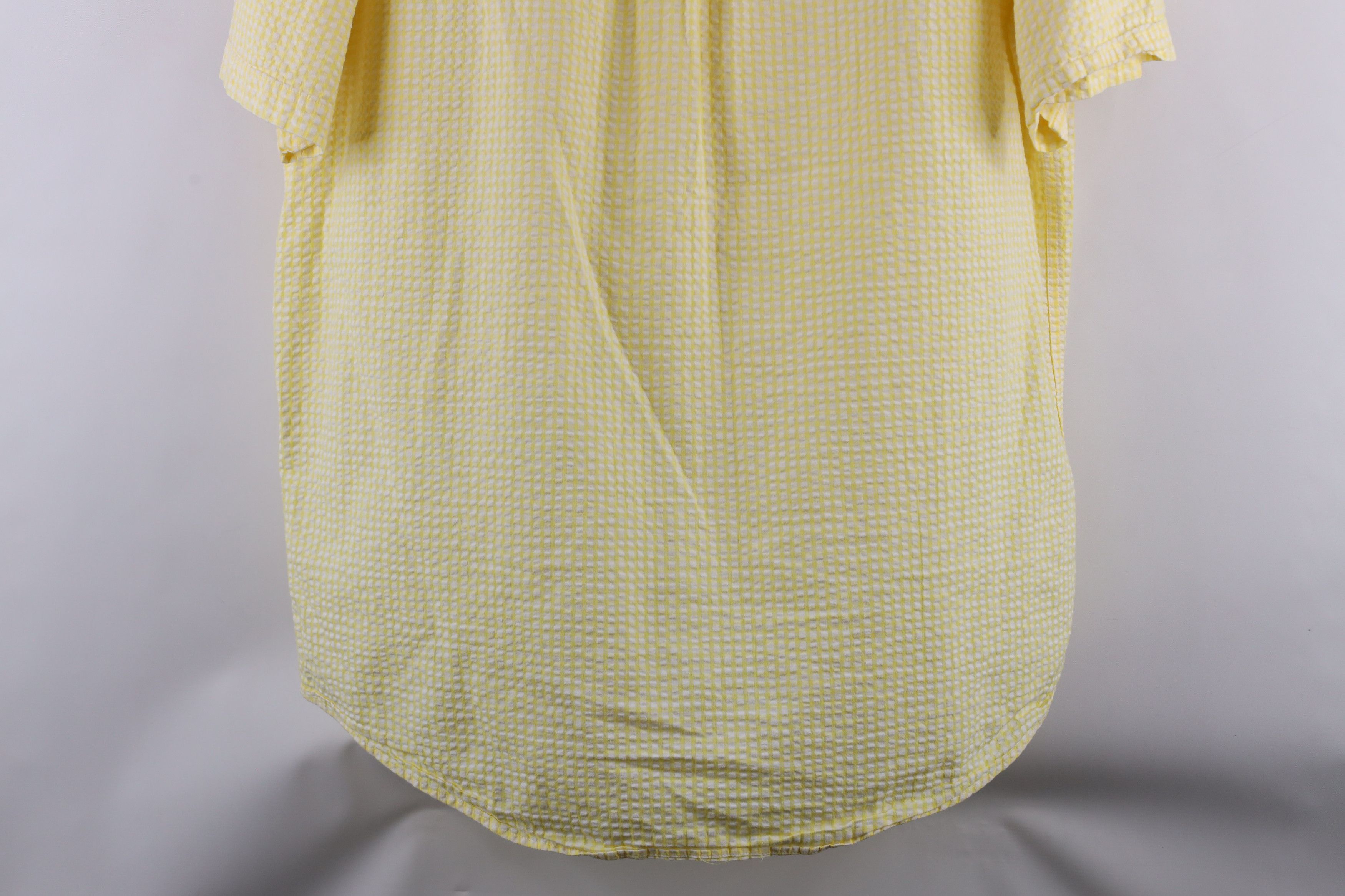 Lands' End × Vintage Vintage Lands End Seer Sucker Short Sleeve Button Down Shirt Size US L / EU 52-54 / 3 - 10 Thumbnail
