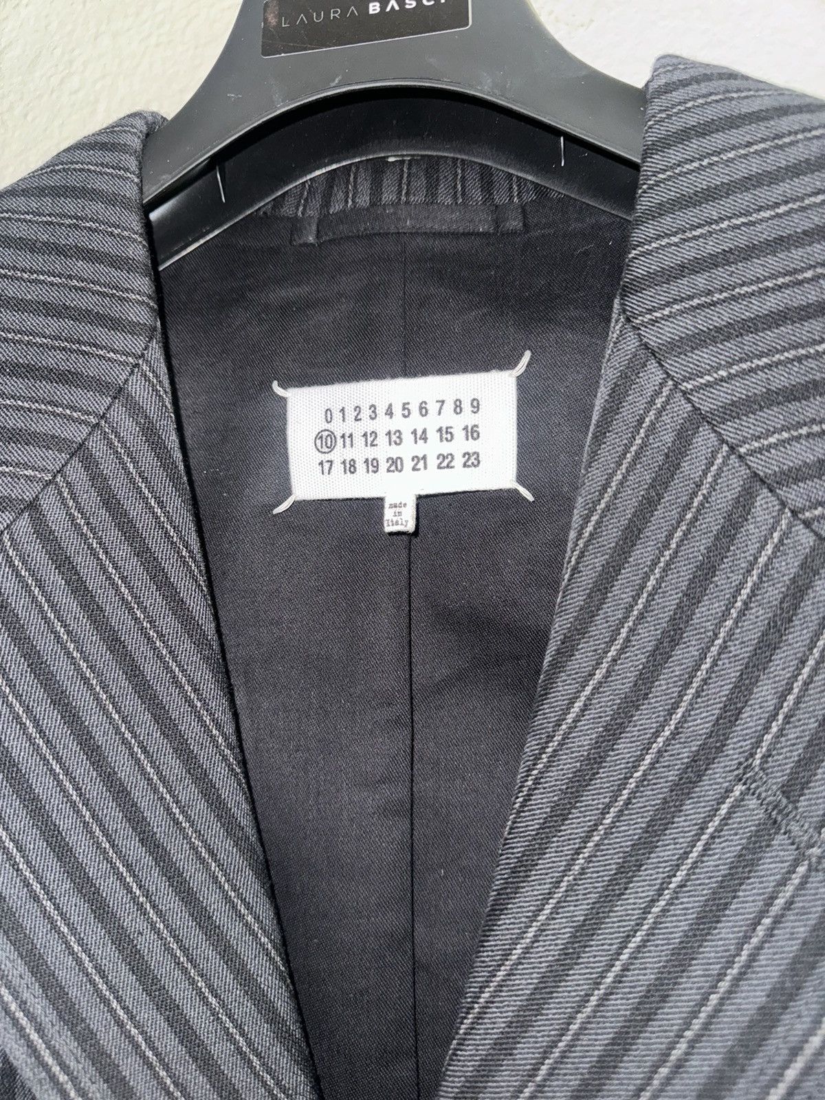Maison Margiela Mainline Margiela Striped wool blazer Size 50R - 3 Thumbnail