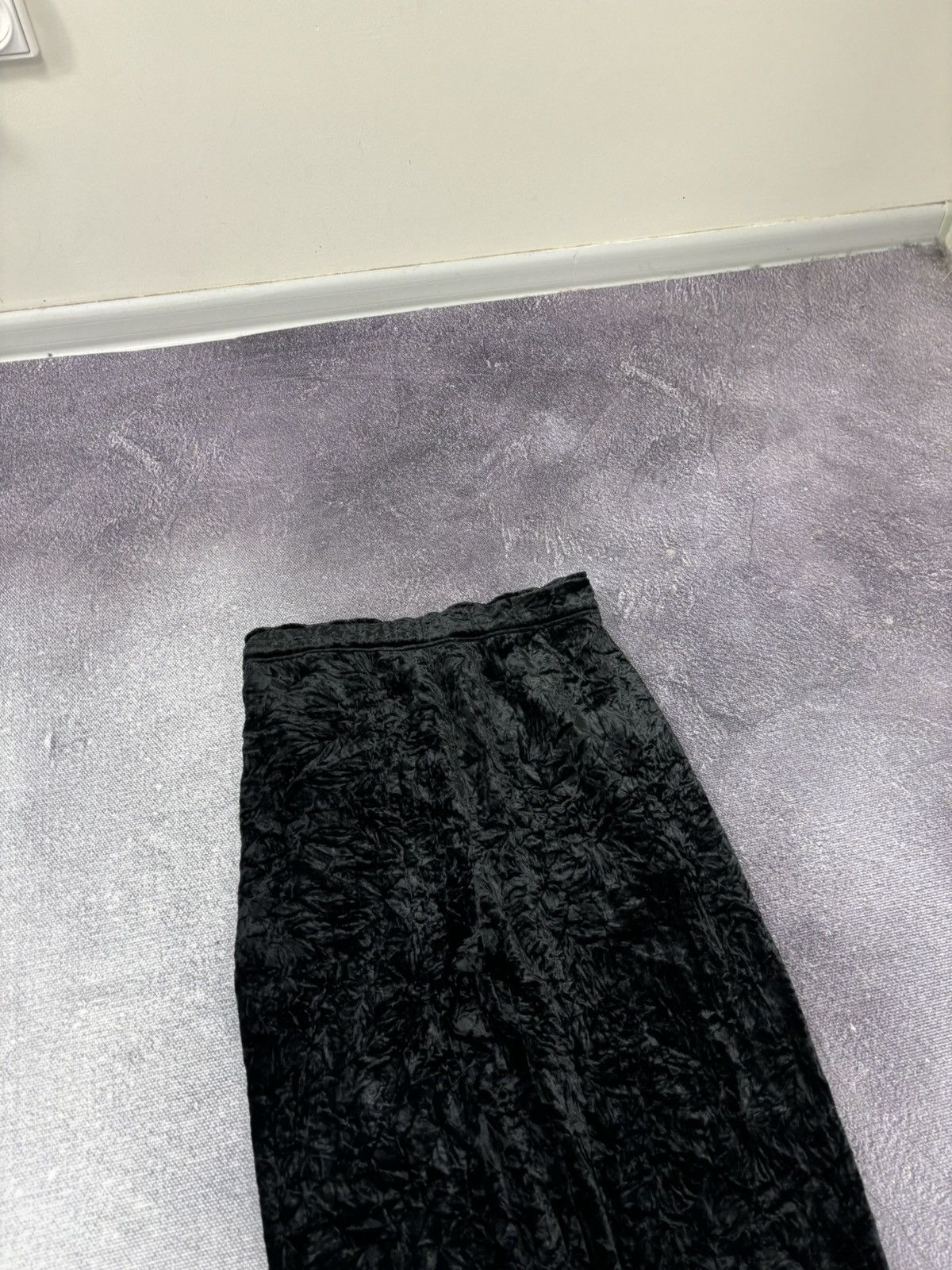 The Kooples The Kooples NWT New Crushed Velvet Black Pants Trousers Size 26" / US 2 / IT 38 - 16 Thumbnail