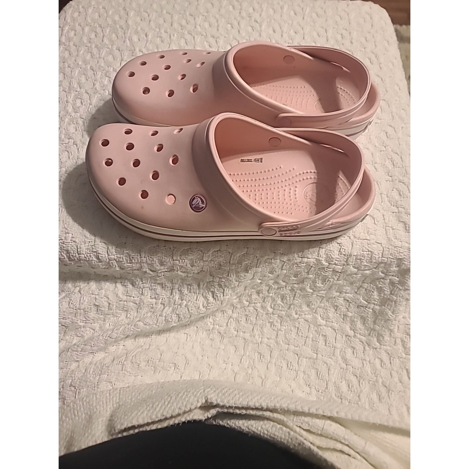 Crocs Crocs Unisex Croc Clog - Pearl Pink/Wild Orchid Men's 11 Size US 11 / IT 41 - 5 Thumbnail