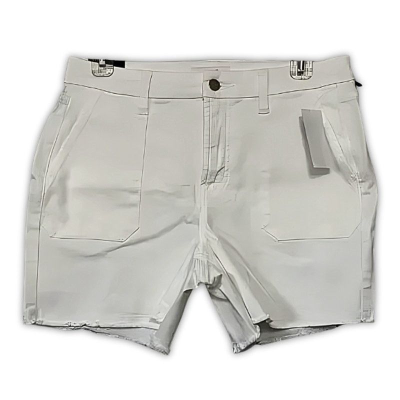 Other Jen7 Jean Shorts Mid Rise Fit Frayed Hem Cream Women’s 4 NWT Size 27" / US 4 / IT 40 - 2 Thumbnail