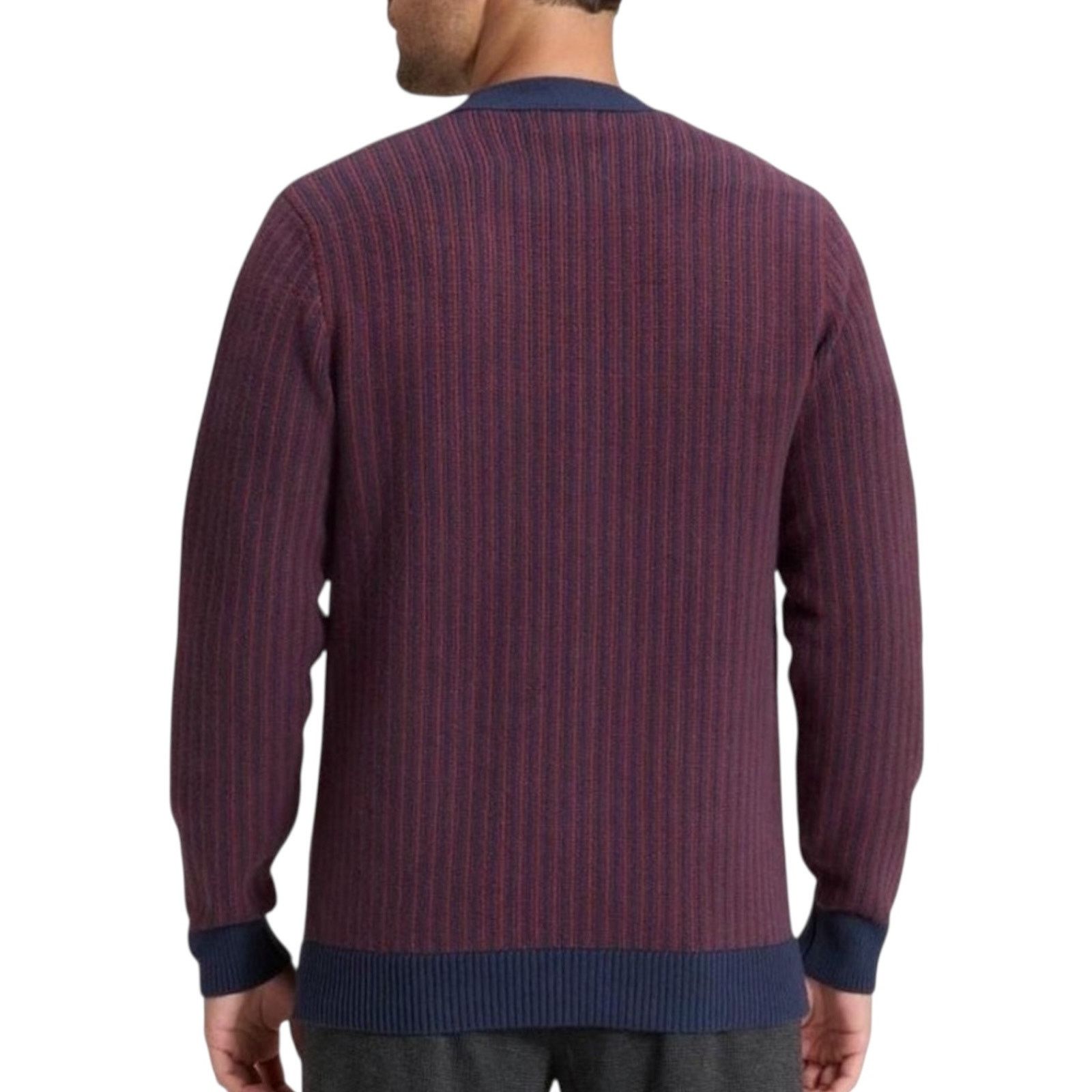 Other Goodfellow & Co. Burgundy and Navy Striped Sweater Medium Size US M / EU 48-50 / 2 - 3 Thumbnail