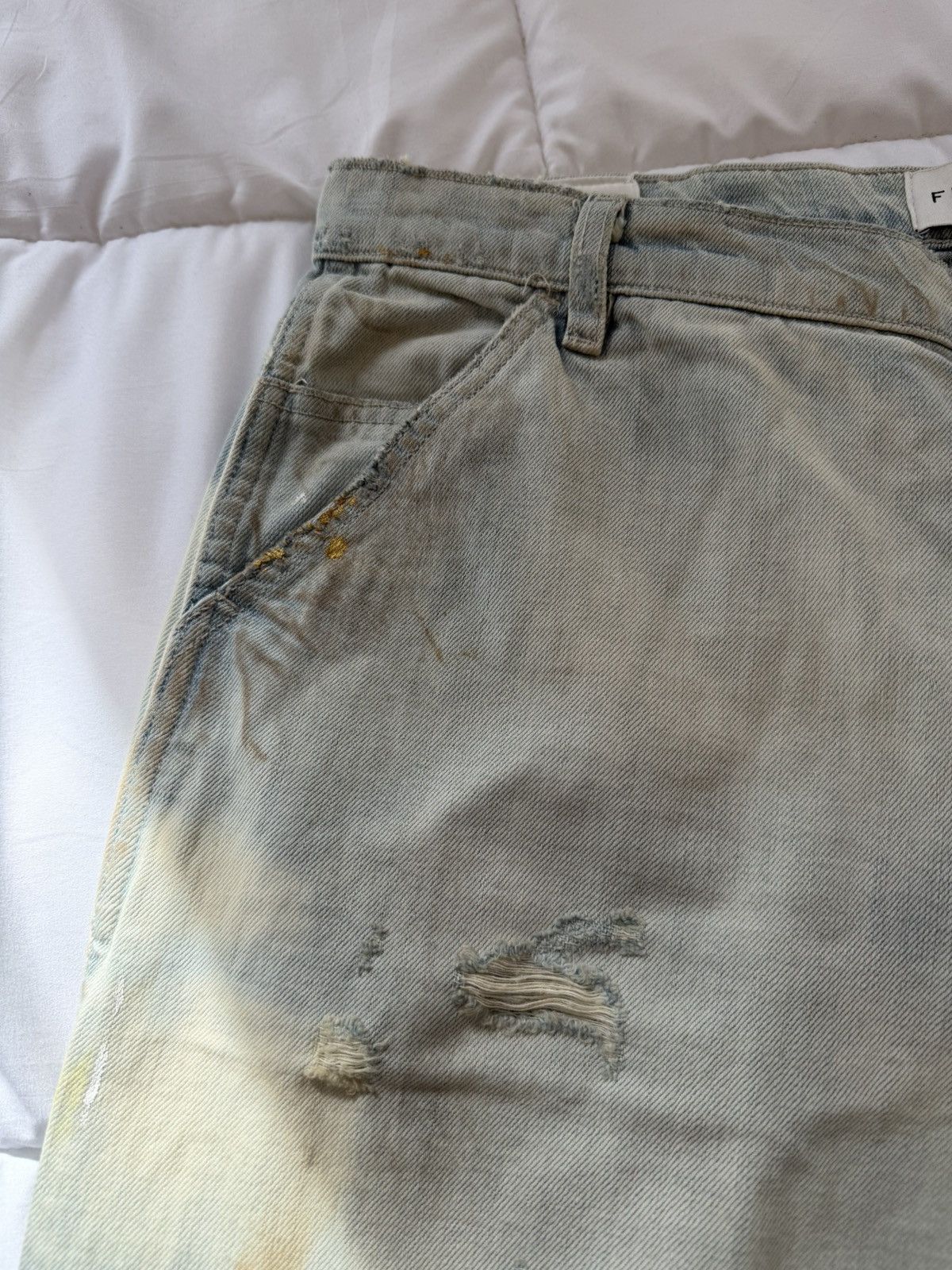 Frame Frame Distressed Flared Denim Size US 36 / EU 52 - 7 Thumbnail