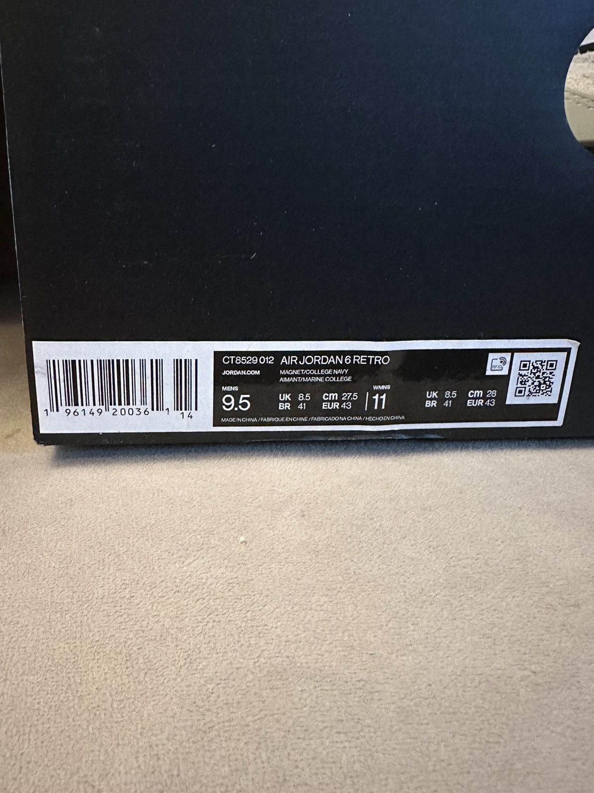 Jordan Brand Jordan 6 Georgetown Size US 9.5 / EU 42-43 - 11 Thumbnail