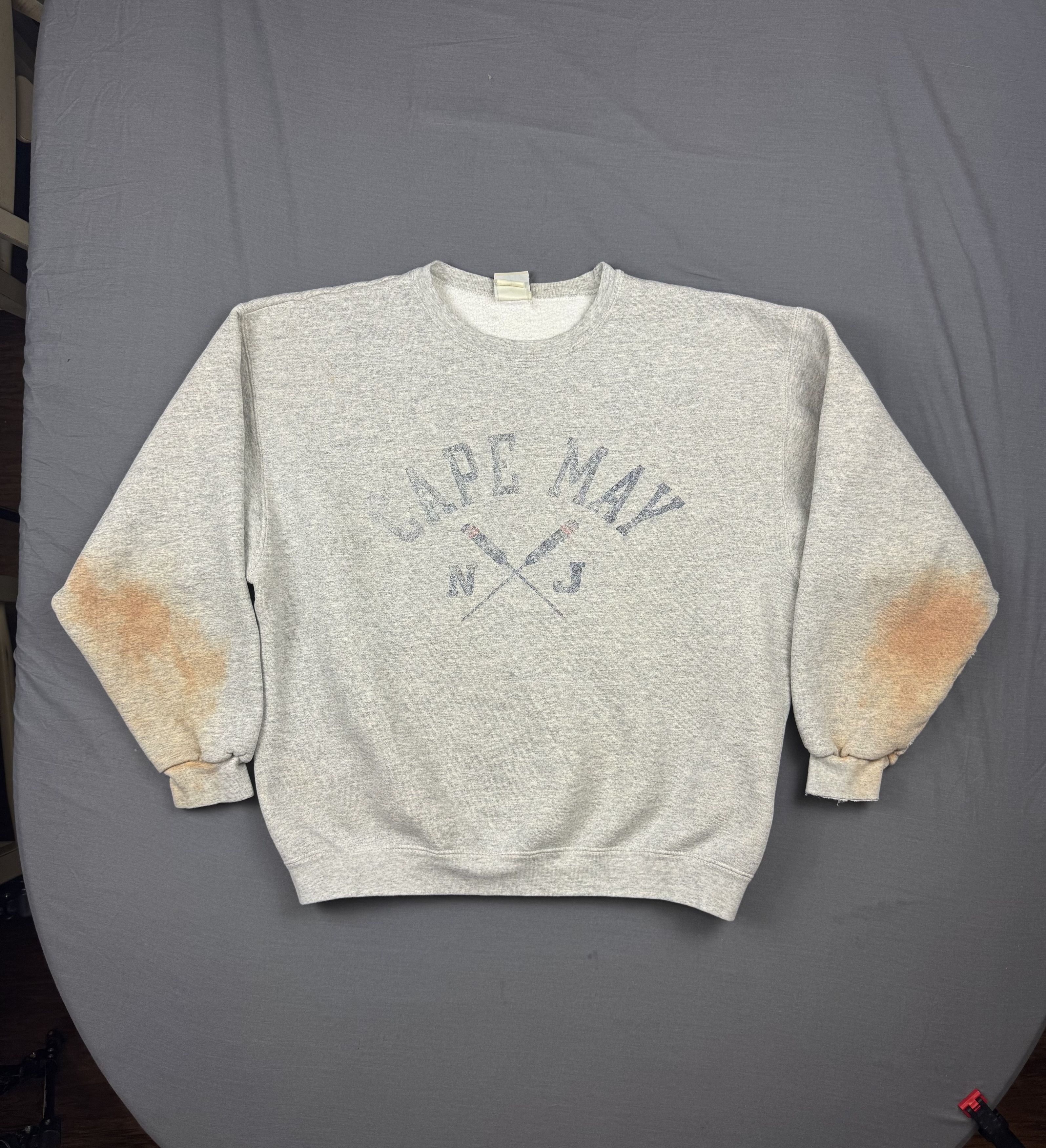 Lee Vintage Cape May New Jersey Lee Ultraweight Sweatshirt Faded Size US XL / EU 56 / 4 - 1 Thumbnail