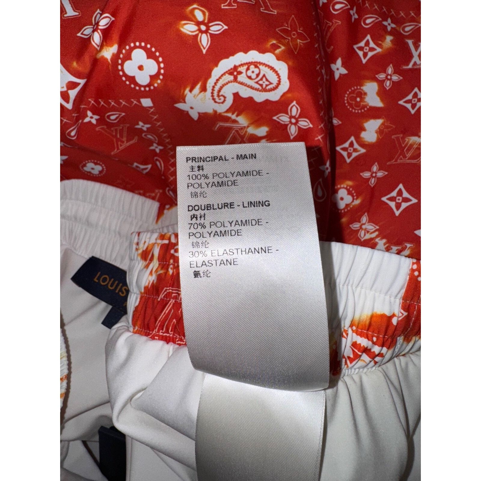 Louis Vuitton Louis Vuitton Bandana Orange LV Monogram Logo Swimming Size US 34 / EU 50 - 12 Thumbnail