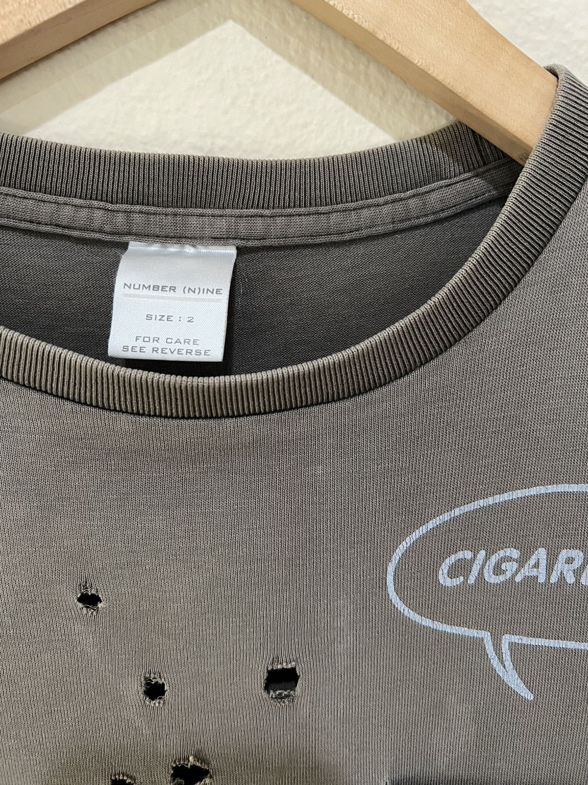 Number (N)ine Number nine ss01 cigarettes shirt Size US M / EU 48-50 / 2 - 5 Thumbnail