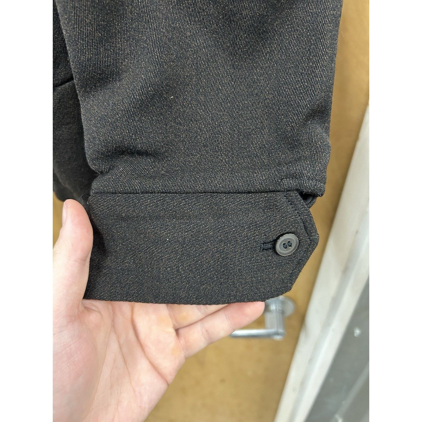 Vintage 1960s Gabardine Ricky Jacket Mens XL Fleece Lined Rockabilly Size US XL / EU 56 / 4 - 8 Thumbnail
