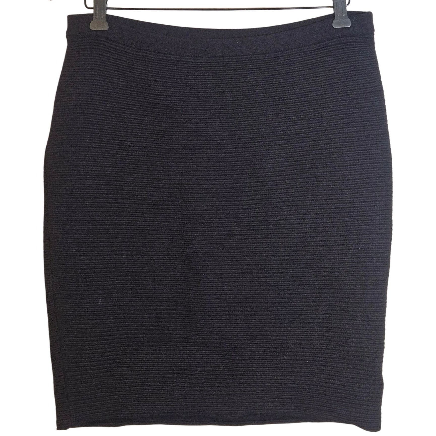 Eileen Fisher Eileen Fisher Women Black Knit MINI Pencil Skirt S Wool Quie Size 27" / US 4 / IT 40 - 1 Thumbnail
