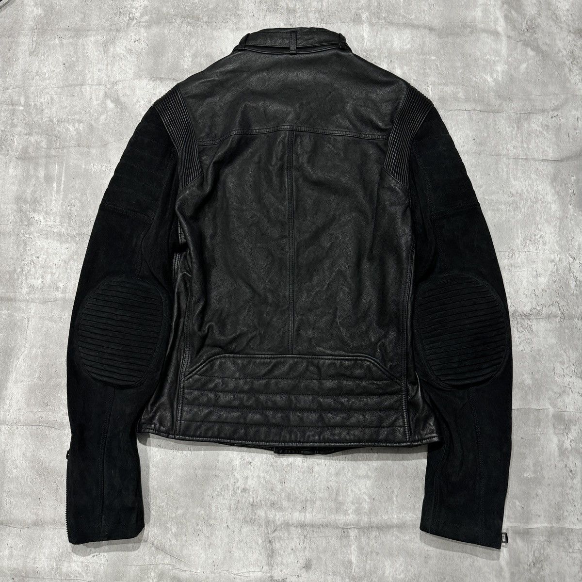 Ralph Lauren Ralph Lauren Black Label Leather Suede Moto Zip Jacket Size US S / EU 44-46 / 1 - 9 Thumbnail