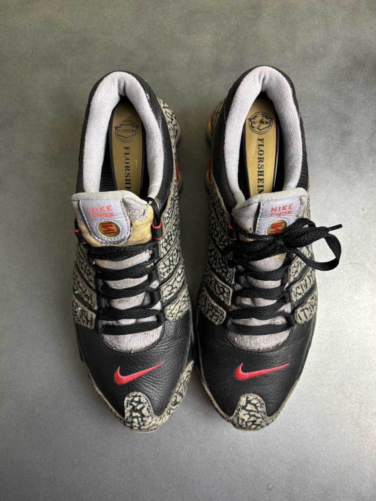 Nike × Vintage 2005 Nike Shox NZ Black Cement 3 VIntage Nike BC3 311377 061 Size US 10.5 / EU 43-44 - 5 Thumbnail