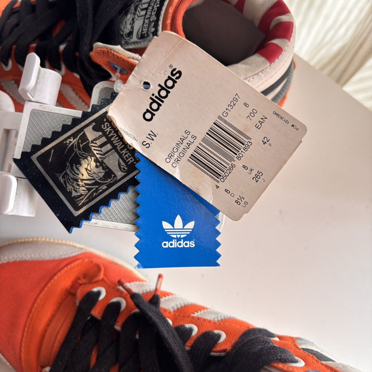 Adidas × Star Wars Adidas x Star Wars Luke Skywalker Orange (2010) Size US 8.5 / EU 41-42 - 8 Thumbnail