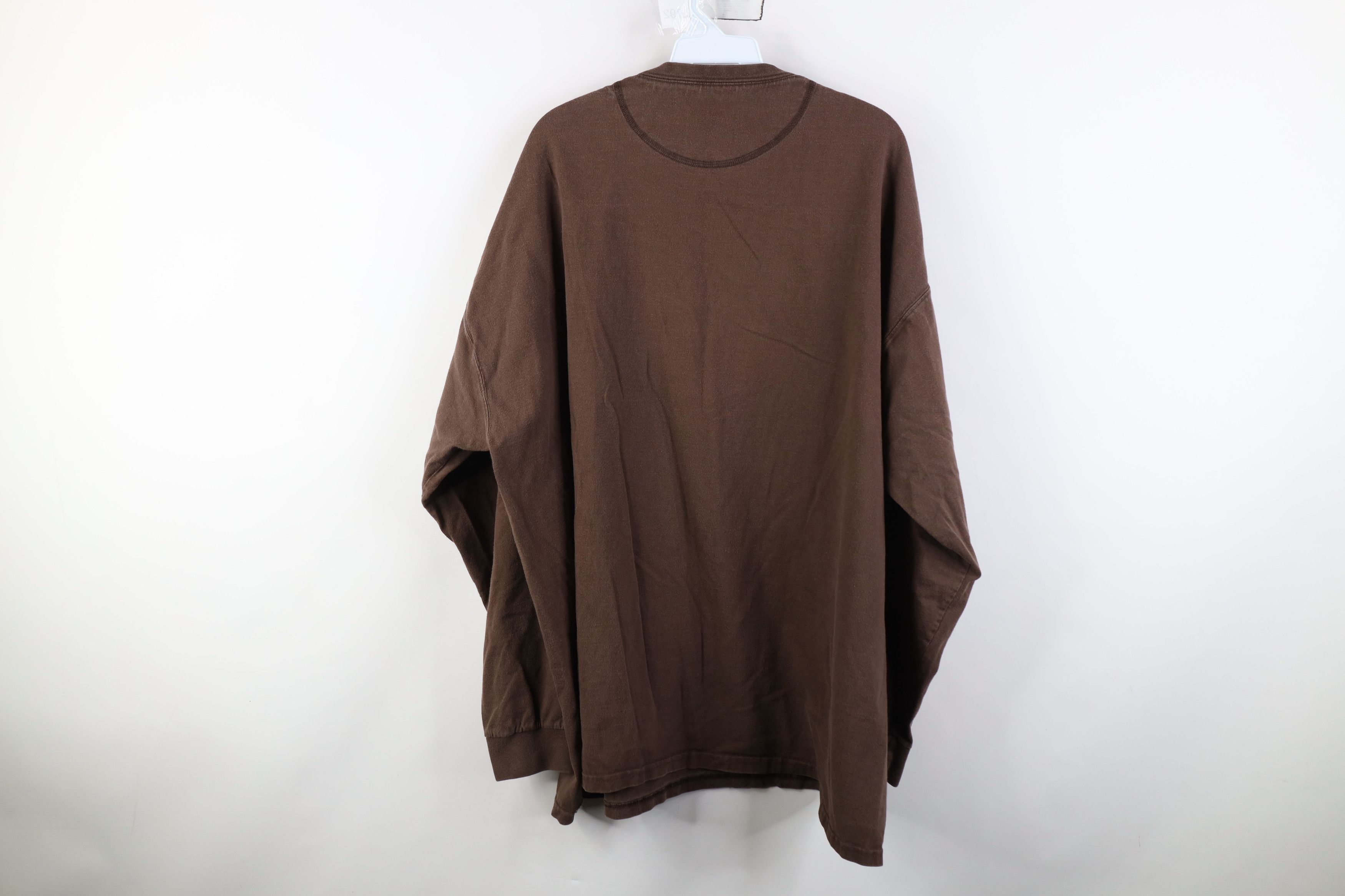 Russell Athletic Vintage Y2K Russell Athletic Long Sleeve T-Shirt Brown Size US XXL / EU 58 / 5 - 12 Thumbnail