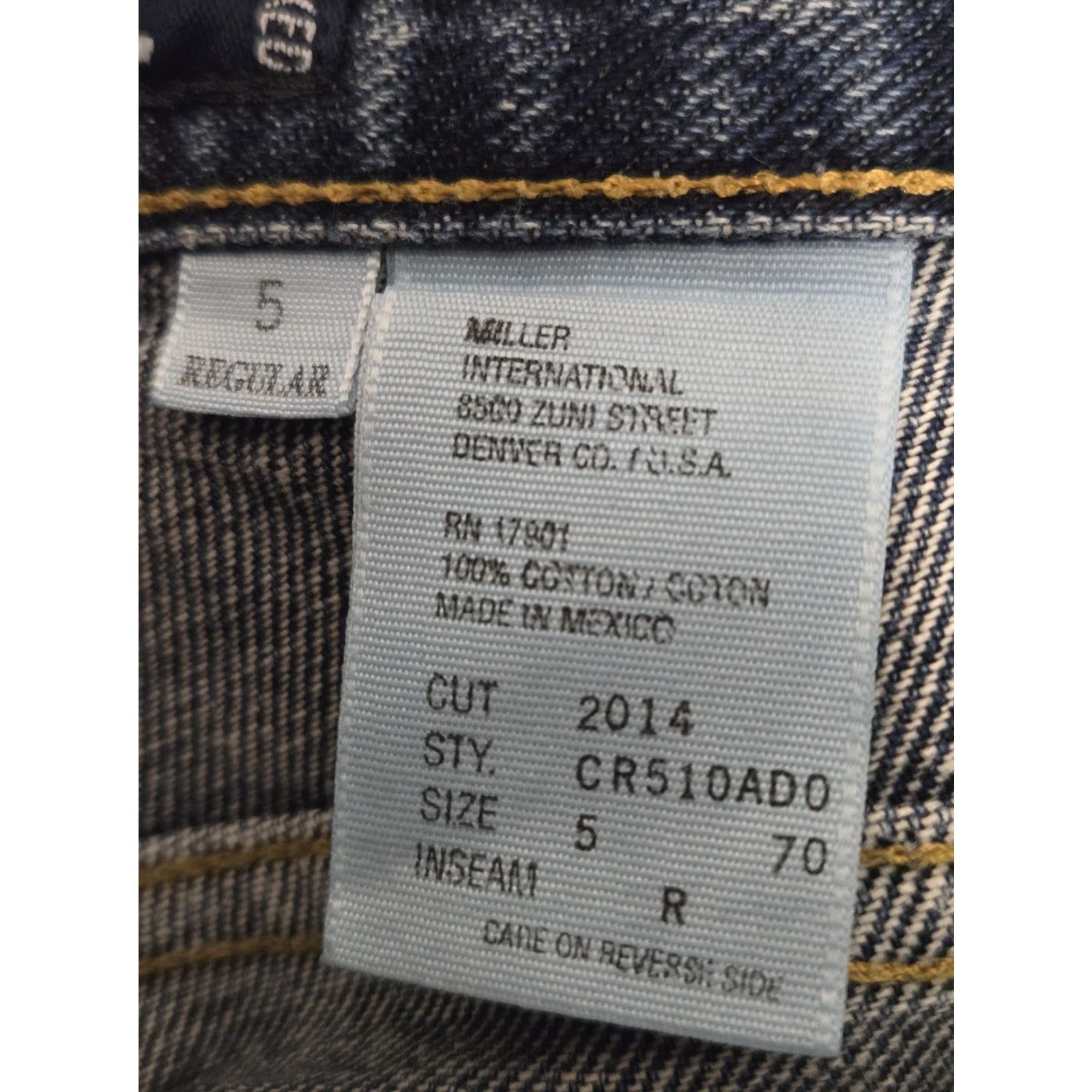 Vintage Cruel Girl Jeans Womens 5 Blue Low Rise Relaxed Bootcut Denim 100% Cotton Medium Wash Jeans Tight Fit? Size 27" / US 4 / IT 40 - 6 Thumbnail