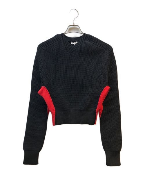Salvatore Ferragamo o1s1rm1224 Sweater in Black & Red Size M / US 6-8 / IT 42-44 - 1 Thumbnail