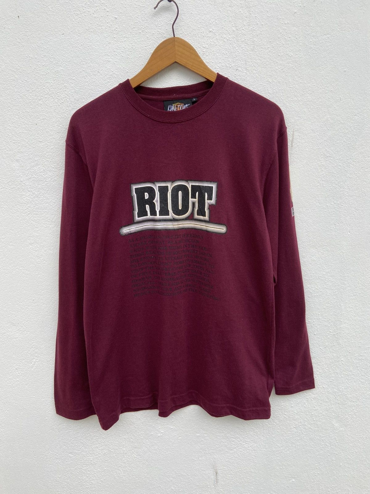 Band Tees 🔥 Vintage Jet City Records t shirt long sleeve RIOT Size US M / EU 48-50 / 2 - 2 Thumbnail