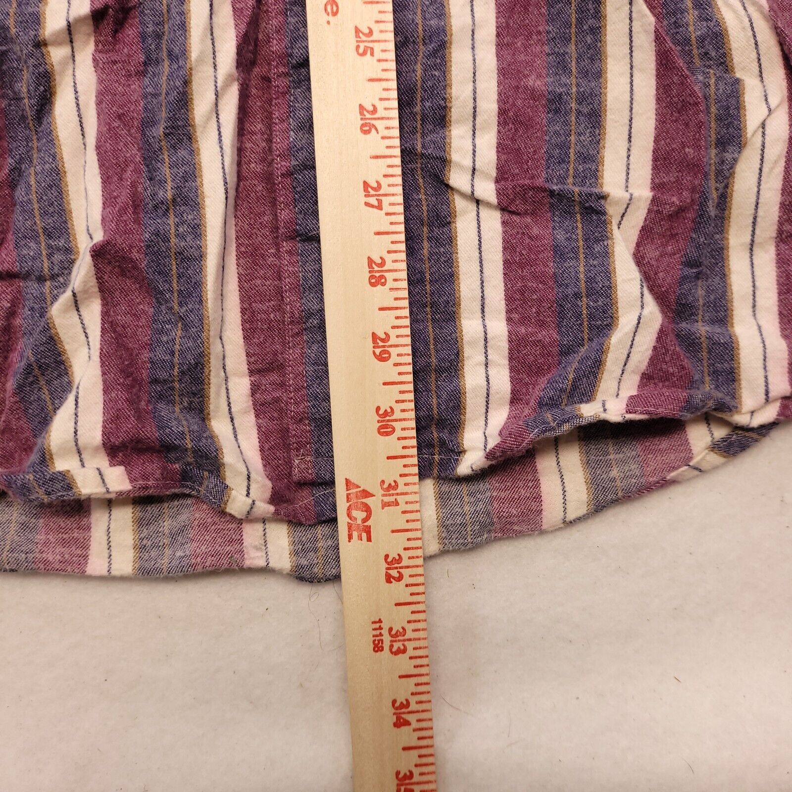 Eddie Bauer Eddie Bauer Flannel Button Up Shirt Mens Size L Maroon Blue Size US L / EU 52-54 / 3 - 10 Thumbnail