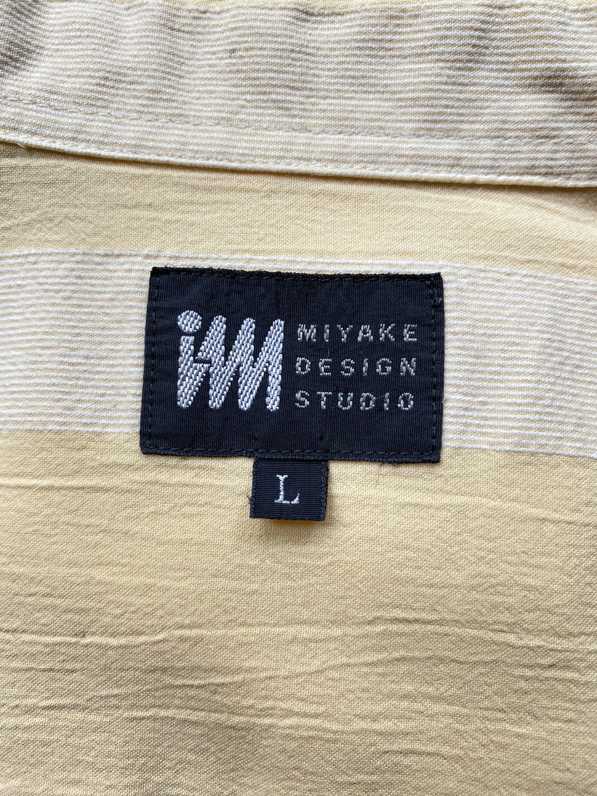 Issey Miyake IM MIYAKE DESIGN STUDIO Pastel Striped Button-Up Shirt Size US L / EU 52-54 / 3 - 3 Thumbnail