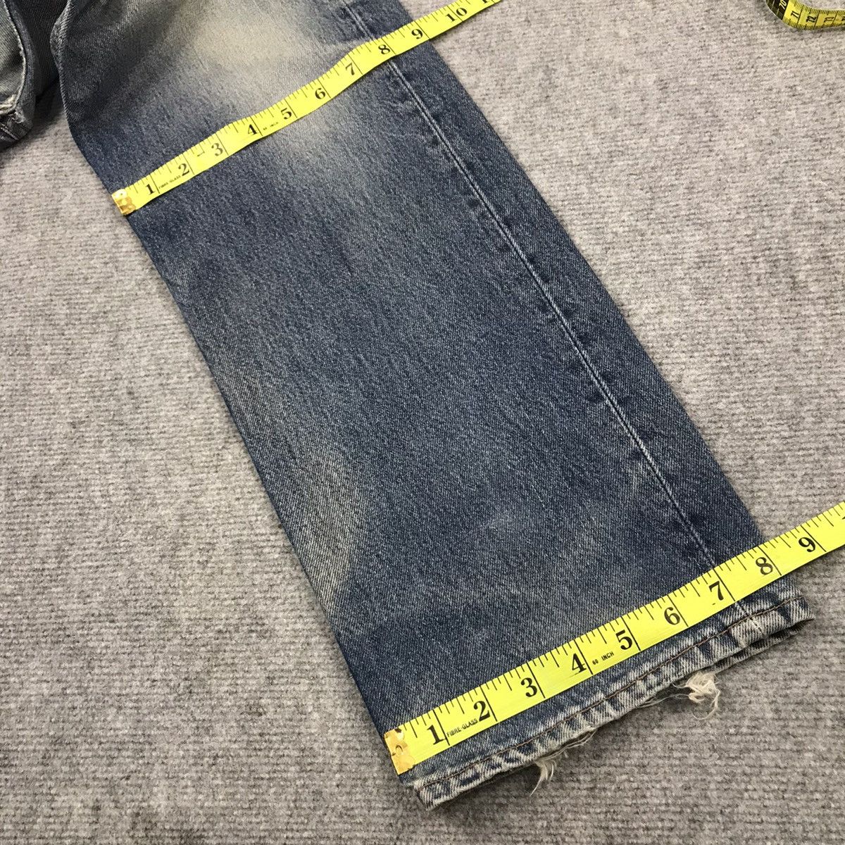 Levi's Vintage Clothing × Vintage LEVIS 501 DISTRESSED DENIM FADED BUTTON 501 PANTS 147 Size US 30 / EU 46 - 20 Thumbnail